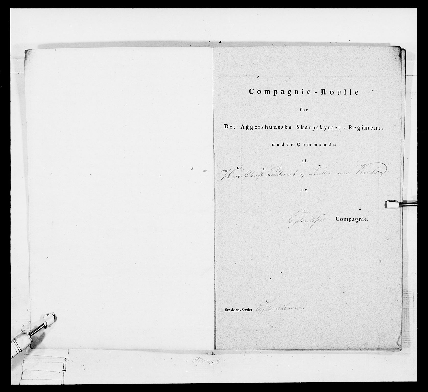 Generalitets- og kommissariatskollegiet, Det kongelige norske kommissariatskollegium, AV/RA-EA-5420/E/Eh/L0049: Akershusiske skarpskytterregiment, 1812, p. 180