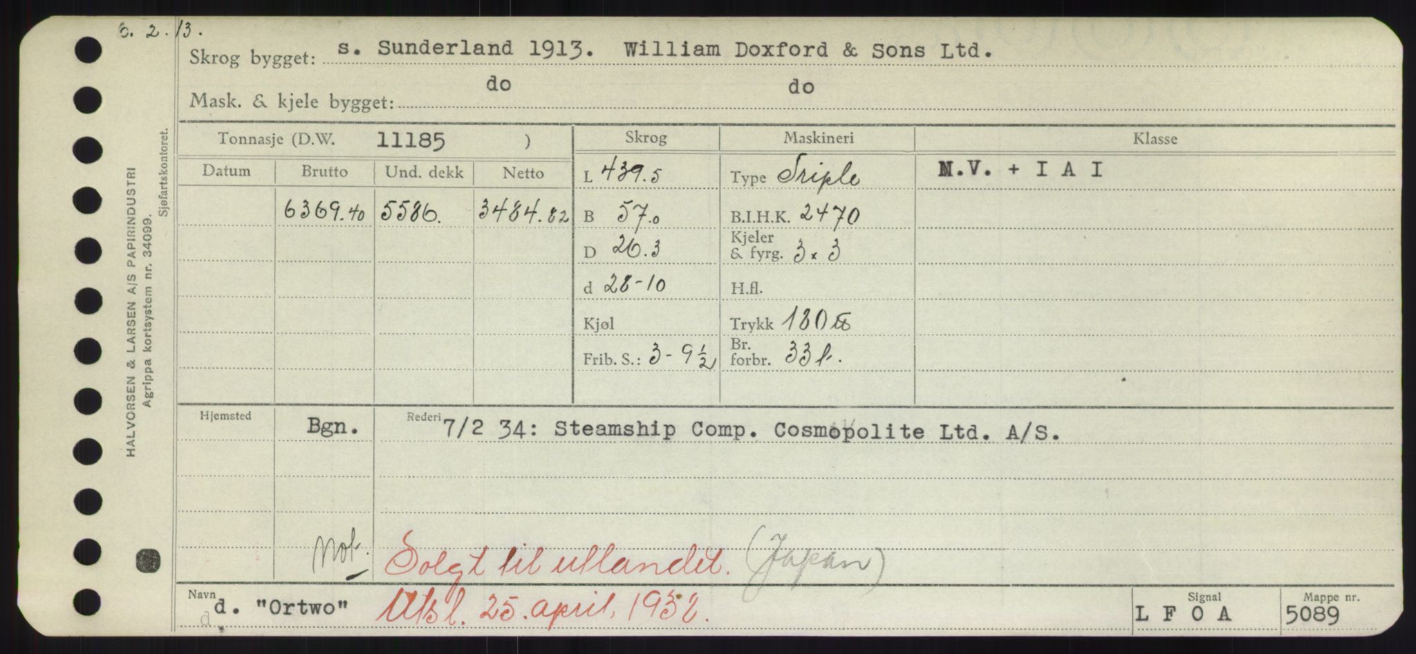 Sjøfartsdirektoratet med forløpere, Skipsmålingen, AV/RA-S-1627/H/Hd/L0028: Fartøy, O, p. 373