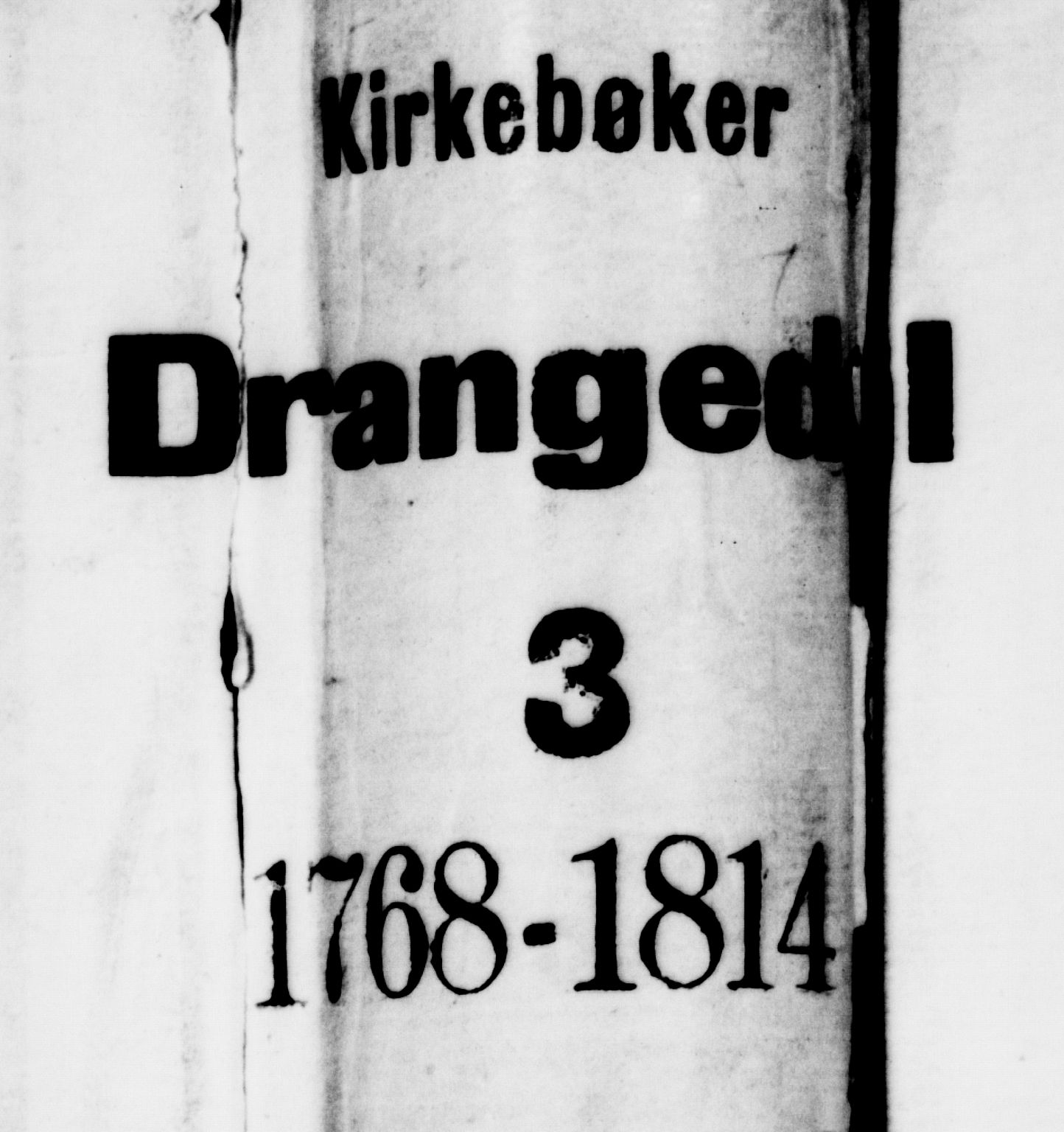 Drangedal kirkebøker, AV/SAKO-A-258/F/Fa/L0003: Parish register (official) no. 3, 1768-1814