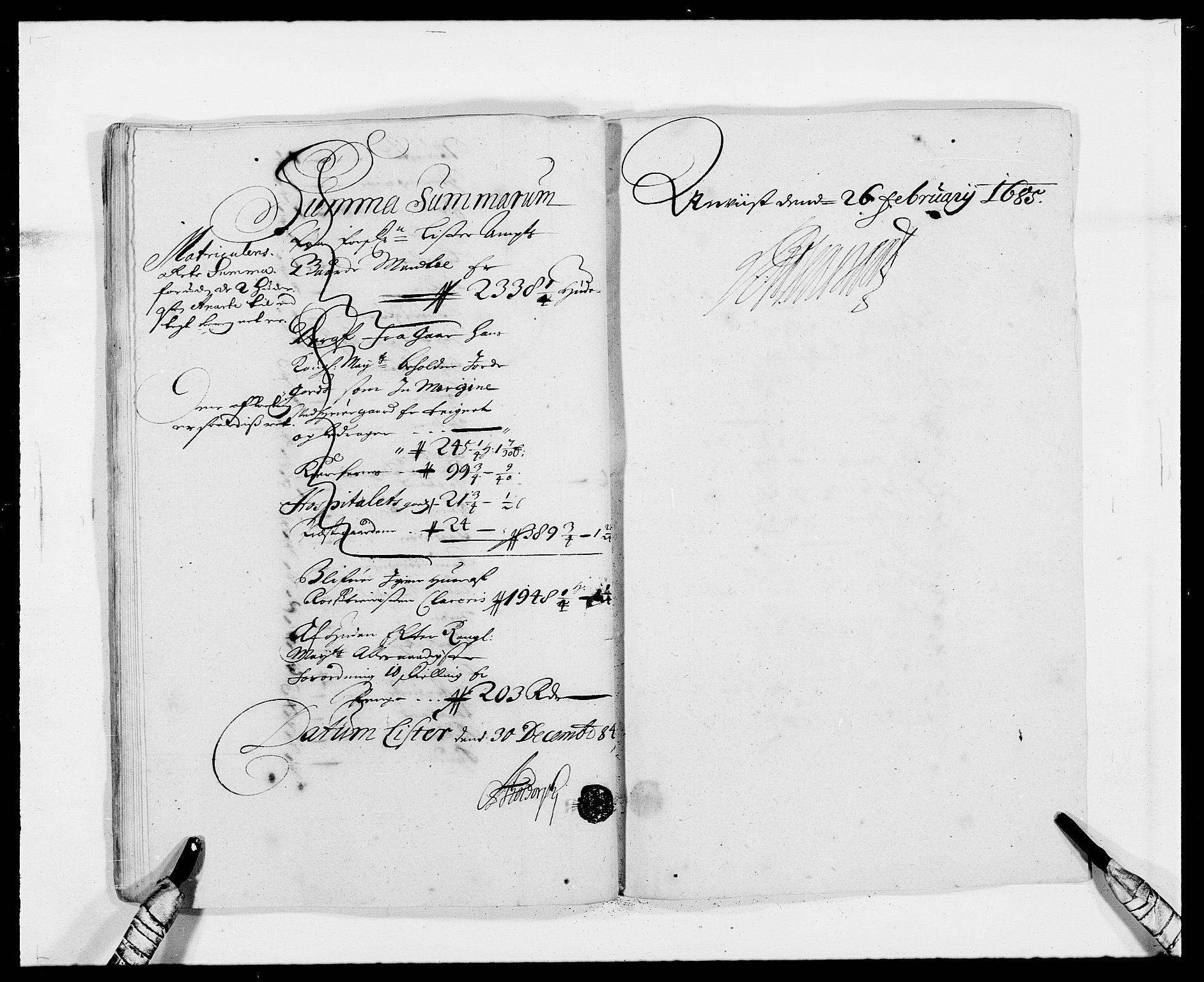 Rentekammeret inntil 1814, Reviderte regnskaper, Fogderegnskap, AV/RA-EA-4092/R41/L2533: Fogderegnskap Lista, 1684-1685, p. 127