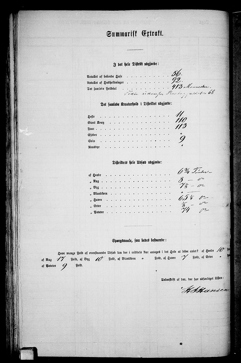 RA, 1865 census for Gjerpen, 1865, p. 57