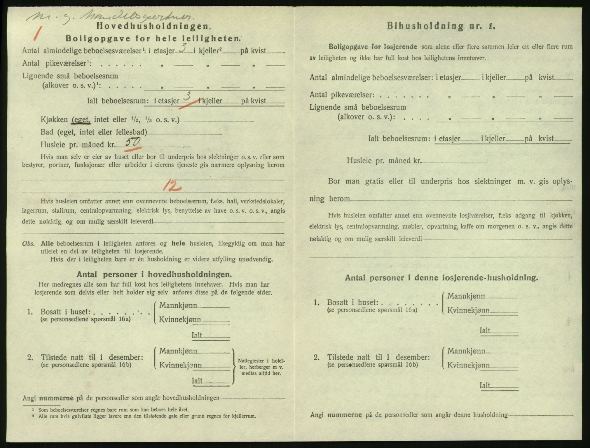 SAKO, 1920 census for Larvik, 1920, p. 3129