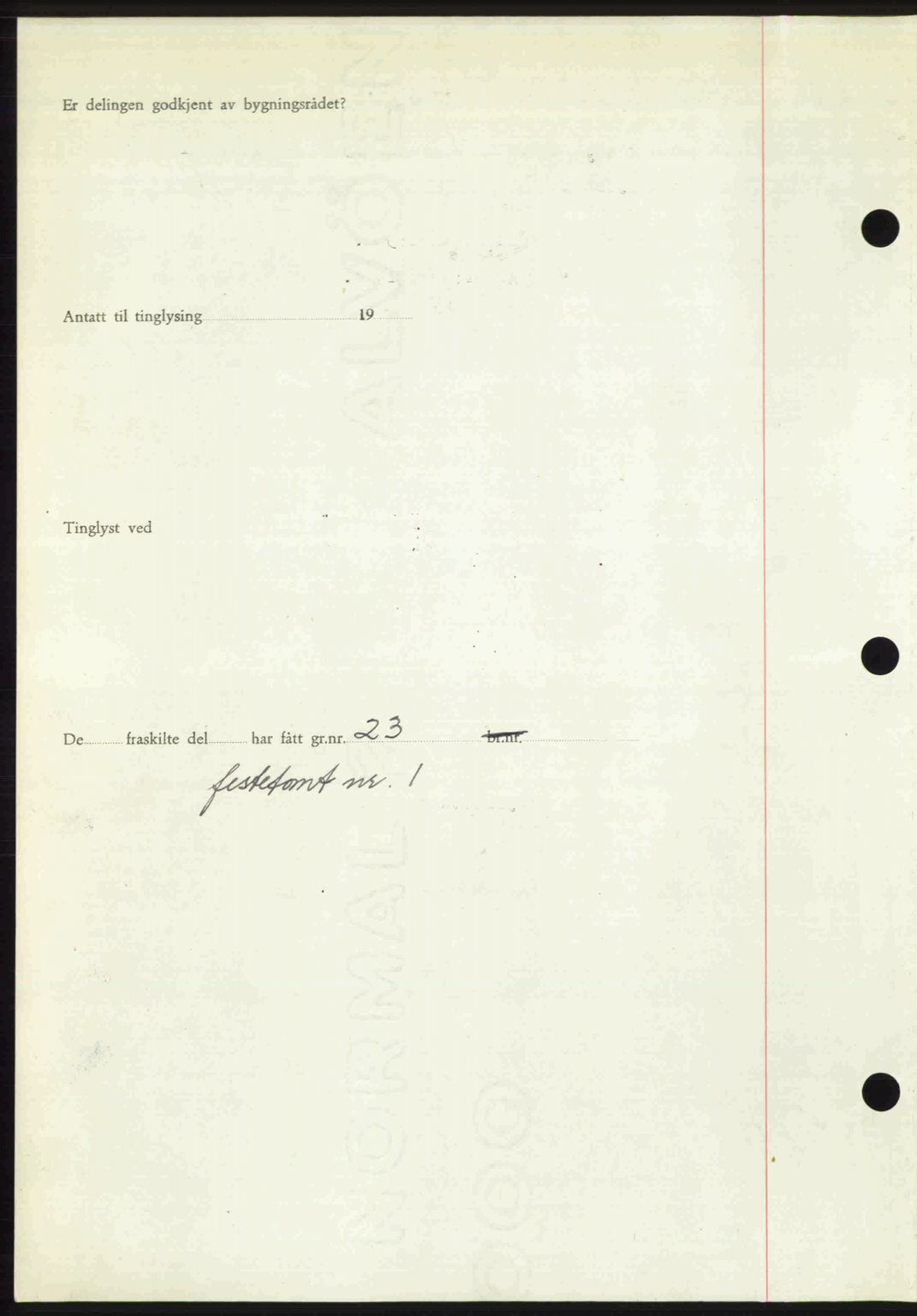 Romsdal sorenskriveri, SAT/A-4149/1/2/2C: Mortgage book no. A24, 1947-1947, Diary no: : 3120/1947