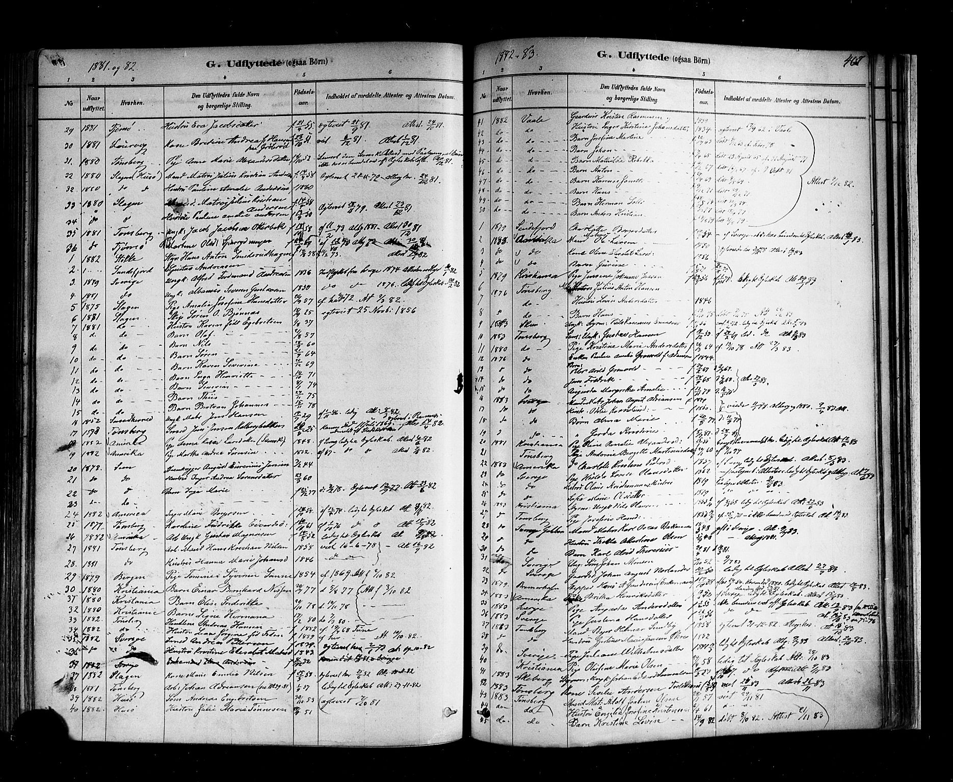 Nøtterøy kirkebøker, AV/SAKO-A-354/F/Fa/L0008: Parish register (official) no. I 8, 1878-1893, p. 407