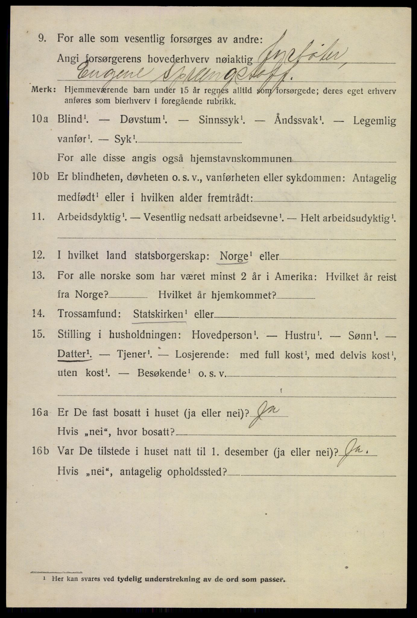 SAKO, 1920 census for Hurum, 1920, p. 3091