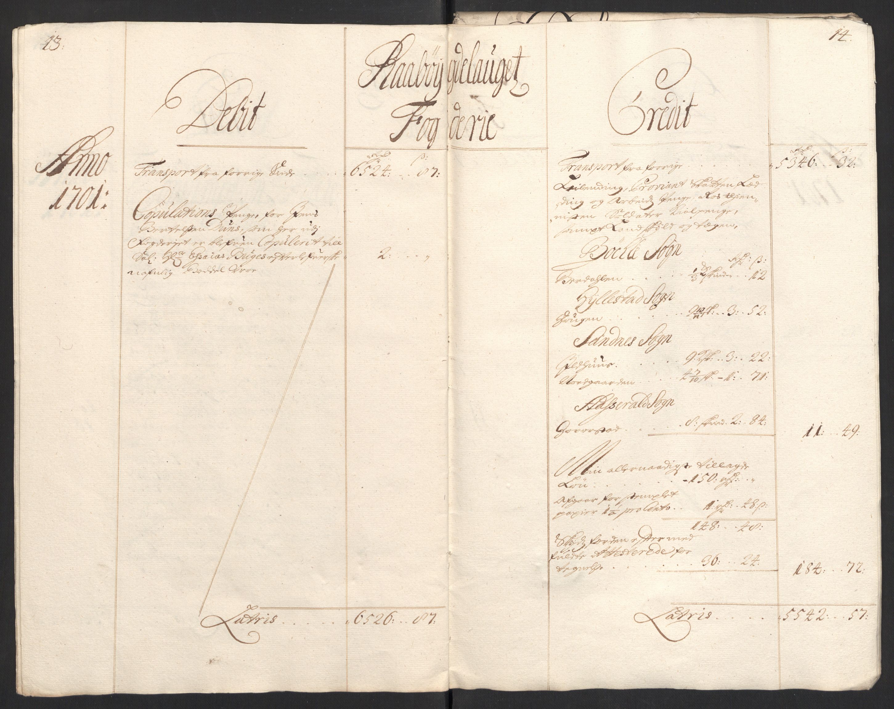 Rentekammeret inntil 1814, Reviderte regnskaper, Fogderegnskap, AV/RA-EA-4092/R40/L2446: Fogderegnskap Råbyggelag, 1700-1702, p. 154