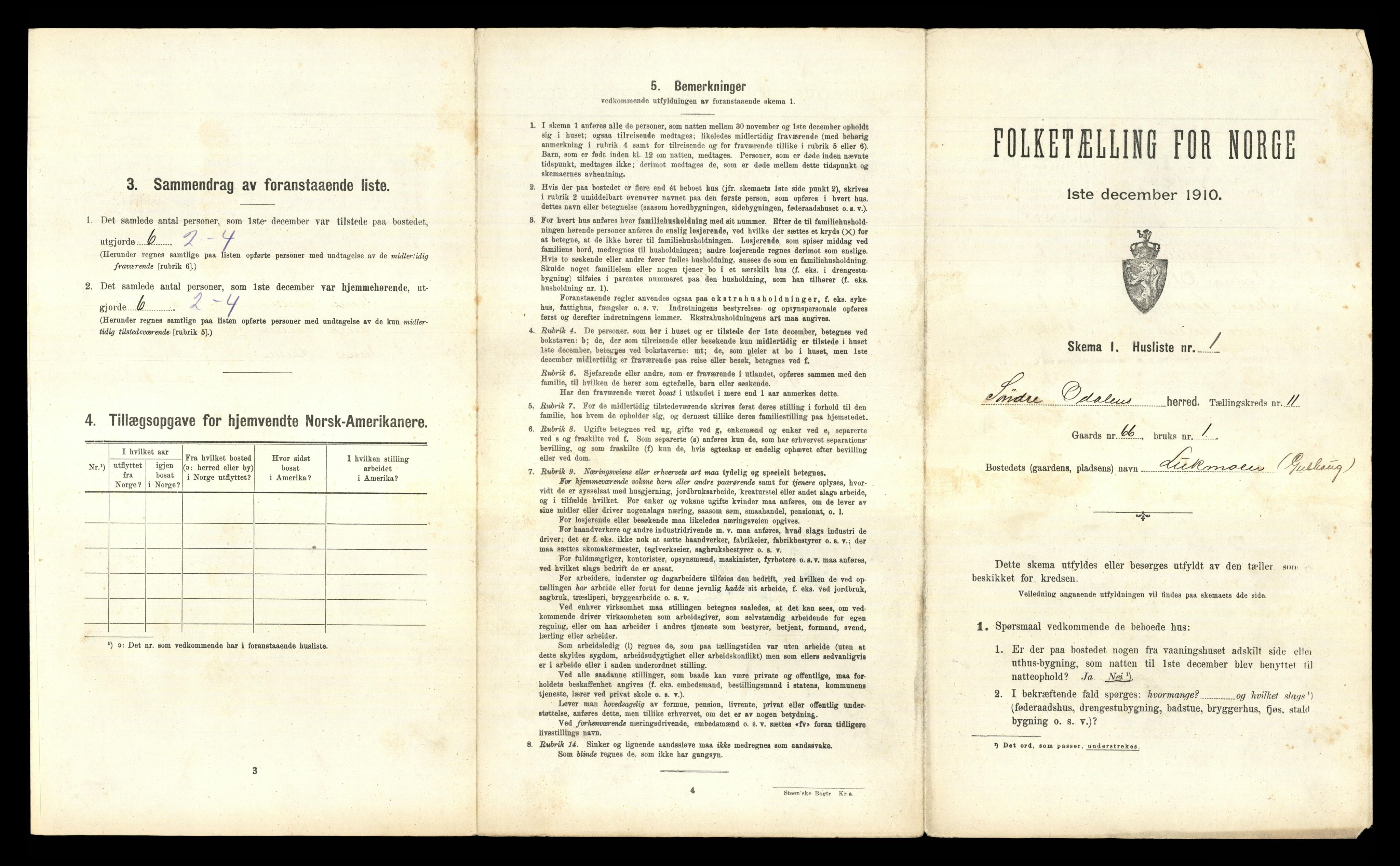 RA, 1910 census for Sør-Odal, 1910, p. 1726