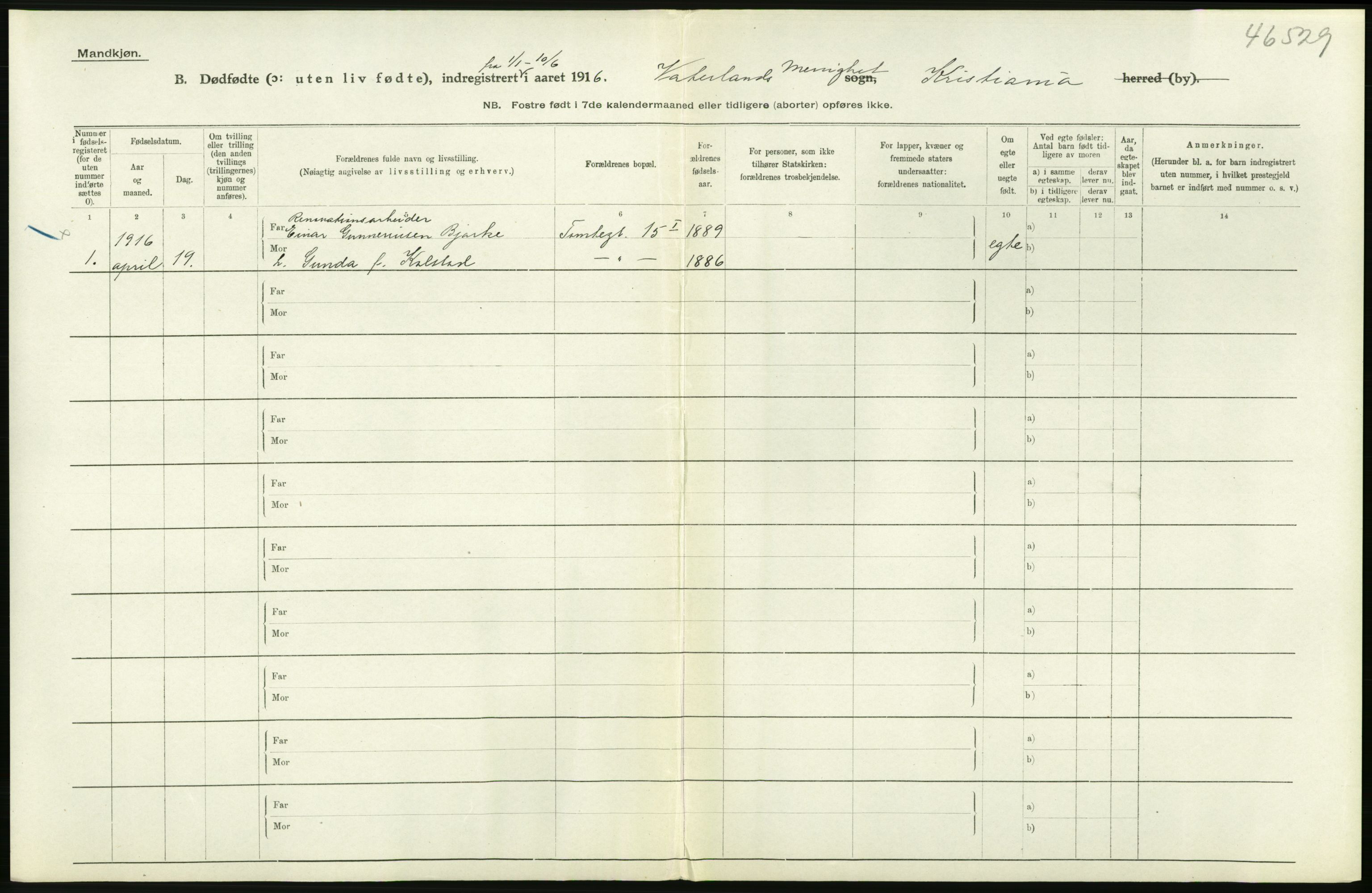 Statistisk sentralbyrå, Sosiodemografiske emner, Befolkning, AV/RA-S-2228/D/Df/Dfb/Dfbf/L0010: Kristiania: Døde, dødfødte., 1916, p. 618