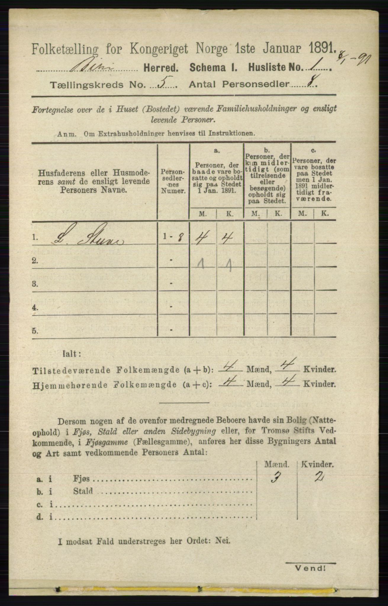 RA, 1891 census for 0525 Biri, 1891, p. 1728
