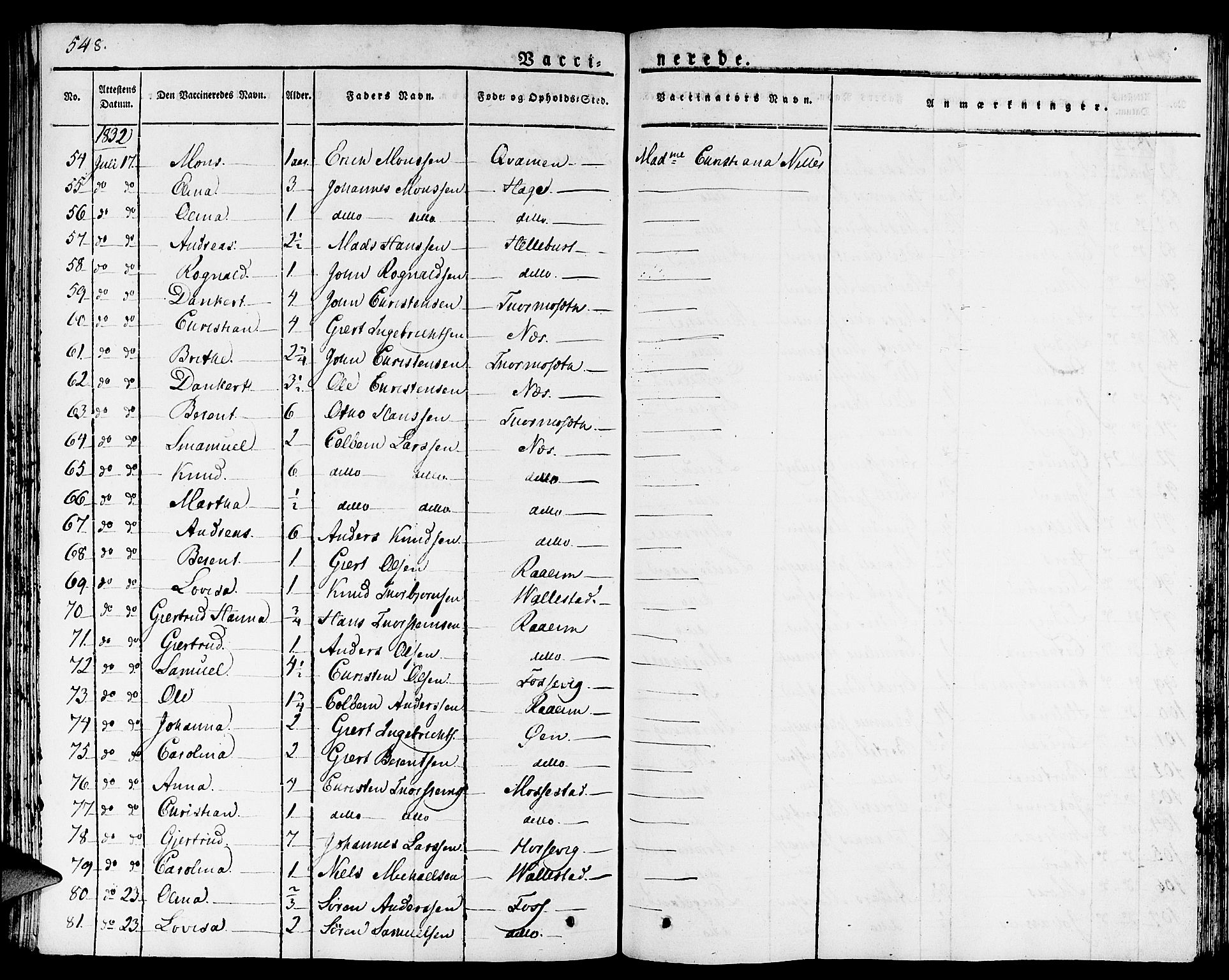 Gaular sokneprestembete, AV/SAB-A-80001/H/Haa: Parish register (official) no. A 3, 1821-1840, p. 548