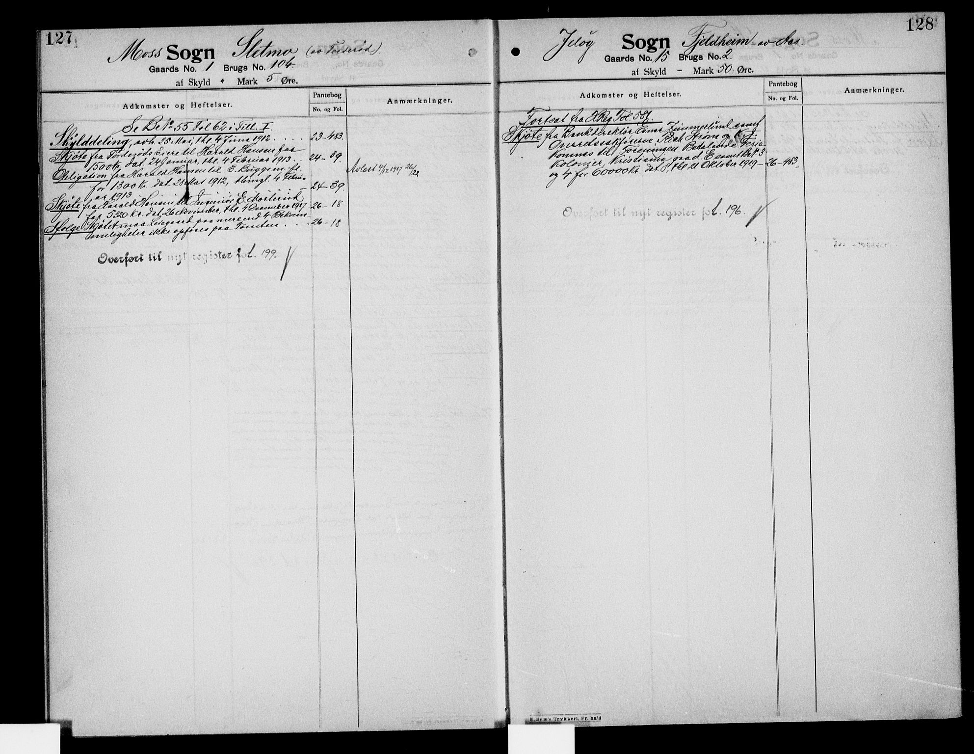 Moss sorenskriveri, SAO/A-10168: Mortgage register no. IV 6, 1910-1925, p. 127-128