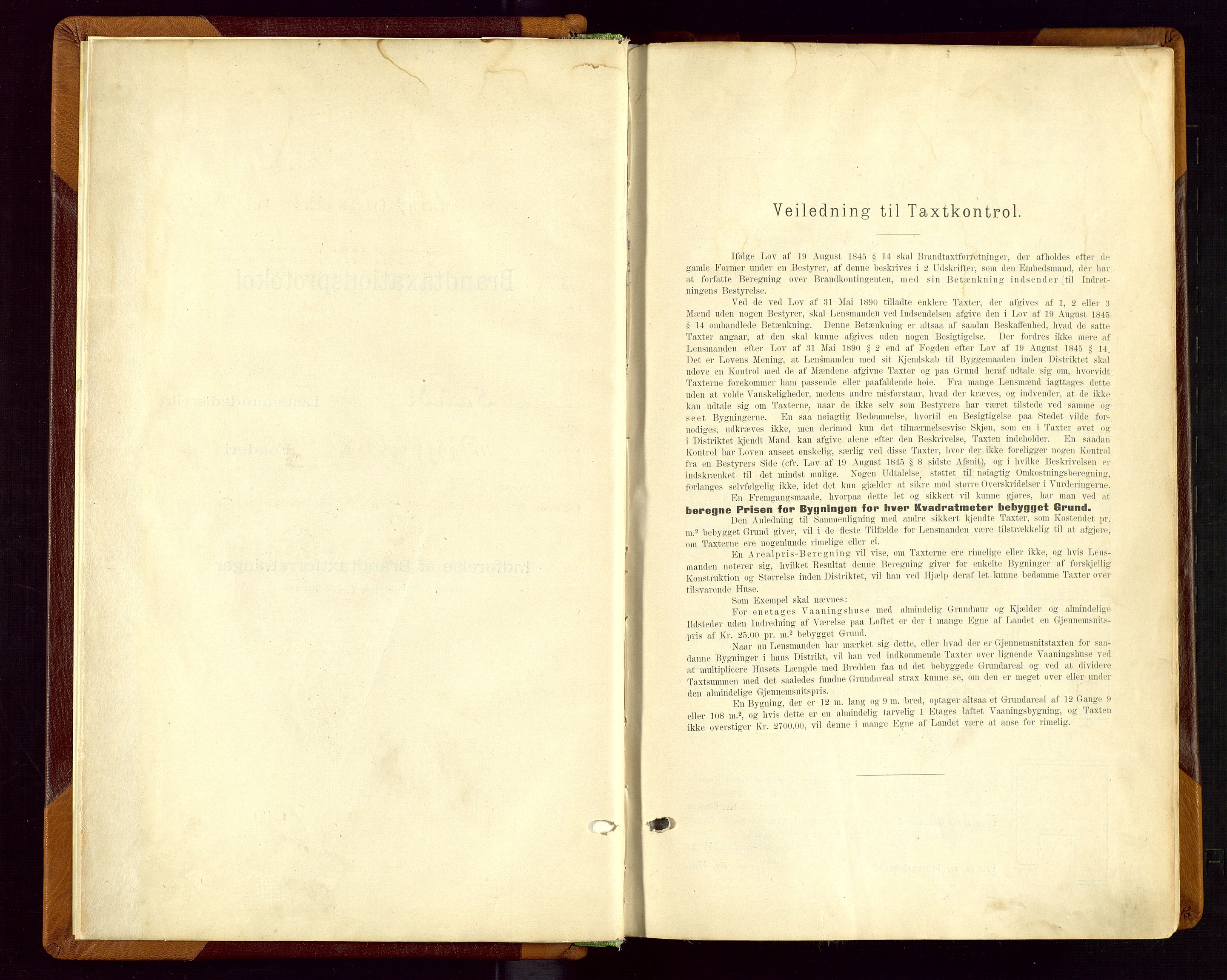 Sauda lensmannskontor, SAST/A-100177/Gob/L0001: Branntakstprotokoll - skjematakst, 1894-1914