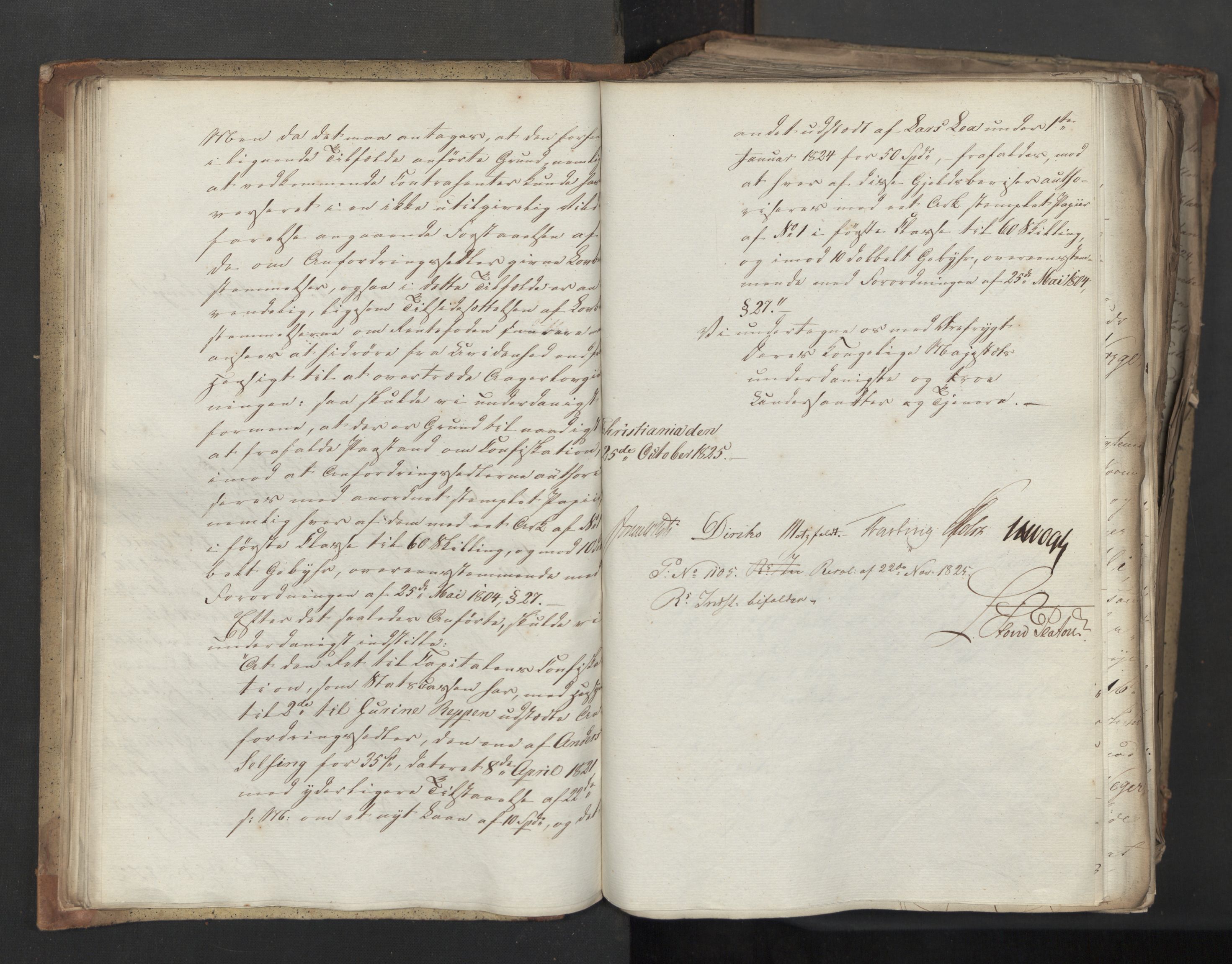 Statsrådsavdelingen i Stockholm, RA/S-1003/D/Da/L0044: Regjeringsinnstillinger nr. 2846-3066, 1825, p. 59