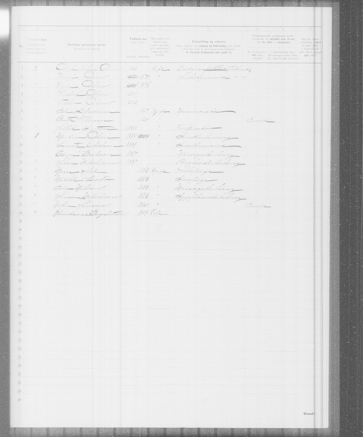 OBA, Municipal Census 1902 for Kristiania, 1902, p. 20405