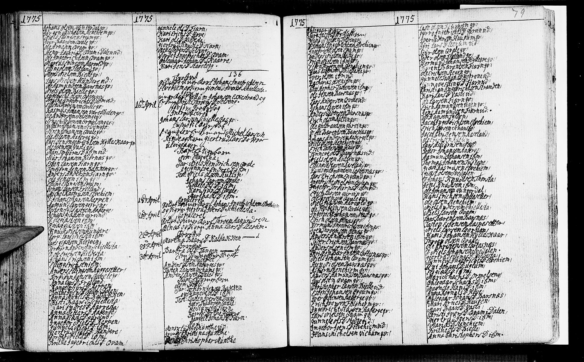 Sogndal sokneprestembete, SAB/A-81301/H/Haa/Haaa/L0005: Parish register (official) no. A 5, 1768-1782, p. 79