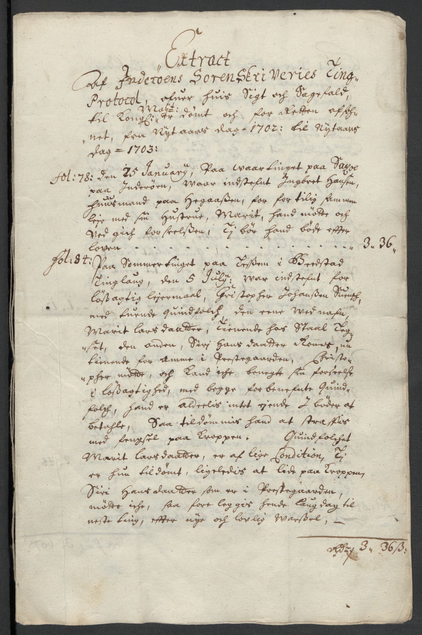 Rentekammeret inntil 1814, Reviderte regnskaper, Fogderegnskap, RA/EA-4092/R63/L4312: Fogderegnskap Inderøy, 1701-1702, p. 402