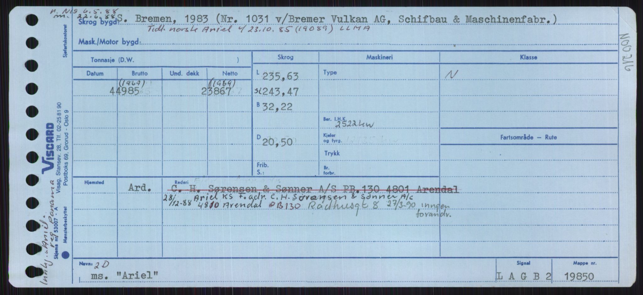 Sjøfartsdirektoratet med forløpere, Skipsmålingen, AV/RA-S-1627/H/Ha/L0001/0001: Fartøy, A-Eig / Fartøy A-Bjøn, p. 365
