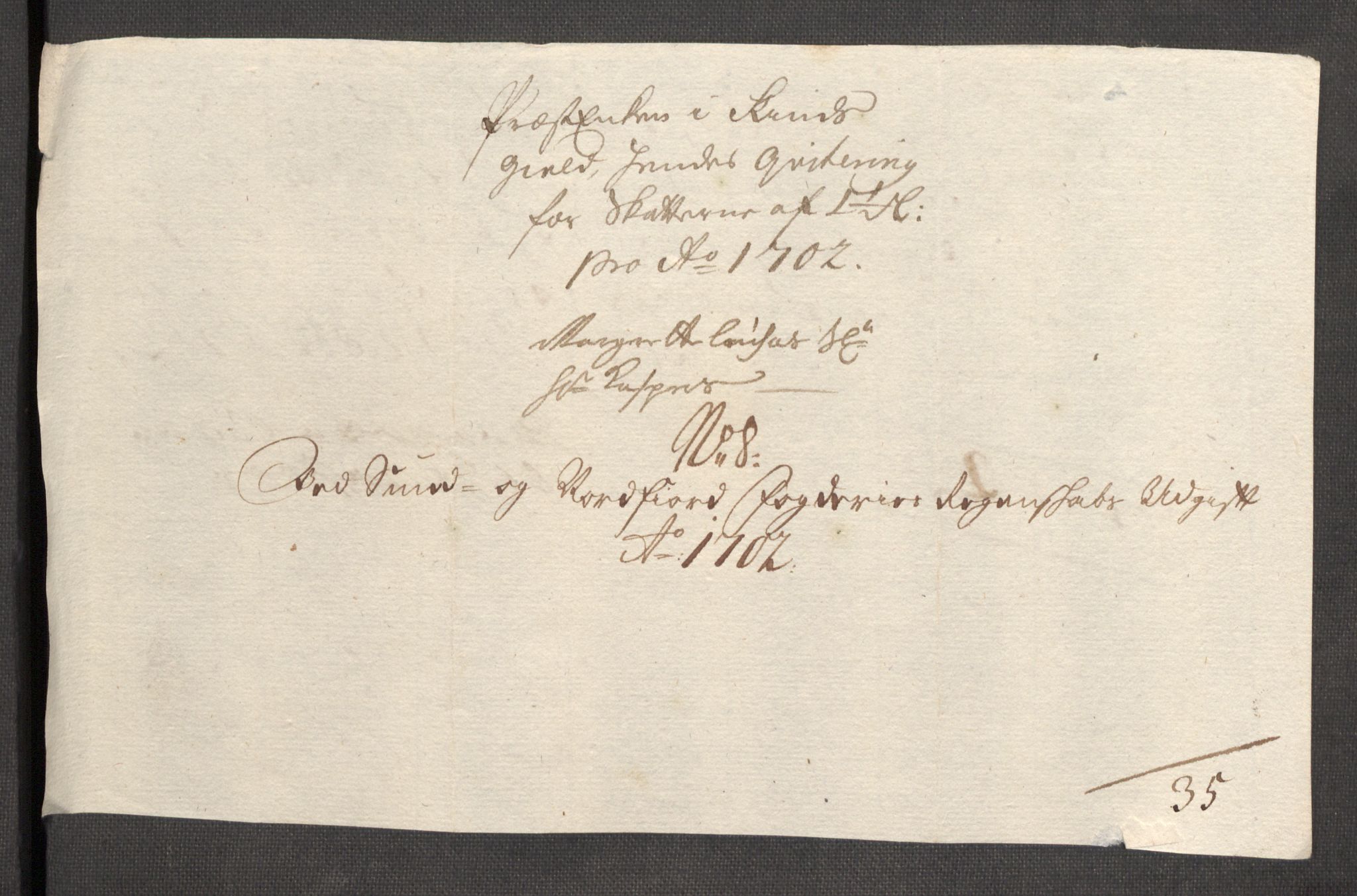 Rentekammeret inntil 1814, Reviderte regnskaper, Fogderegnskap, AV/RA-EA-4092/R53/L3426: Fogderegnskap Sunn- og Nordfjord, 1702, p. 216