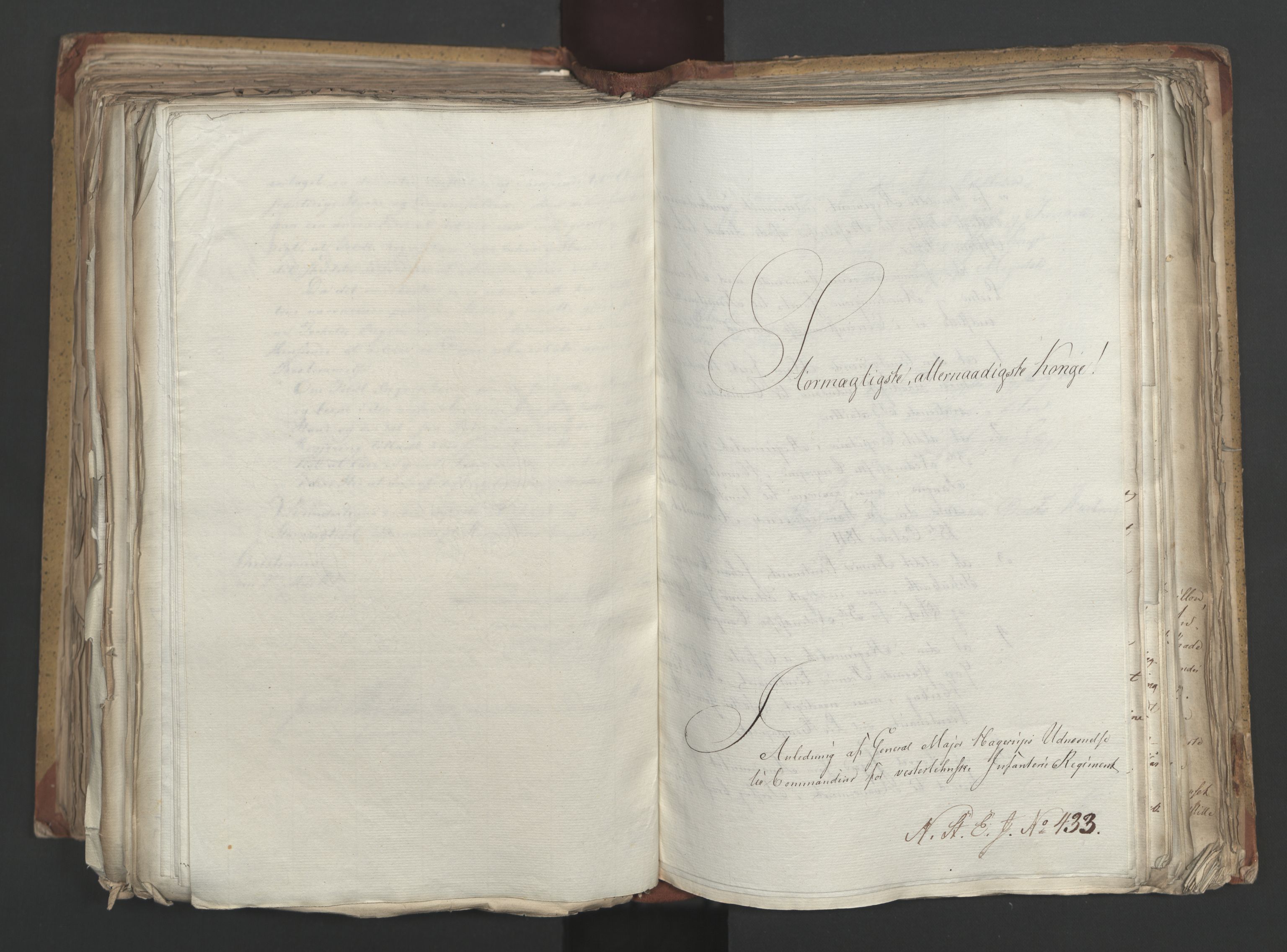 Statsrådsavdelingen i Stockholm, RA/S-1003/D/Da/L0002: Regjeringsinnstillinger nr. 263-518, 1815, p. 373