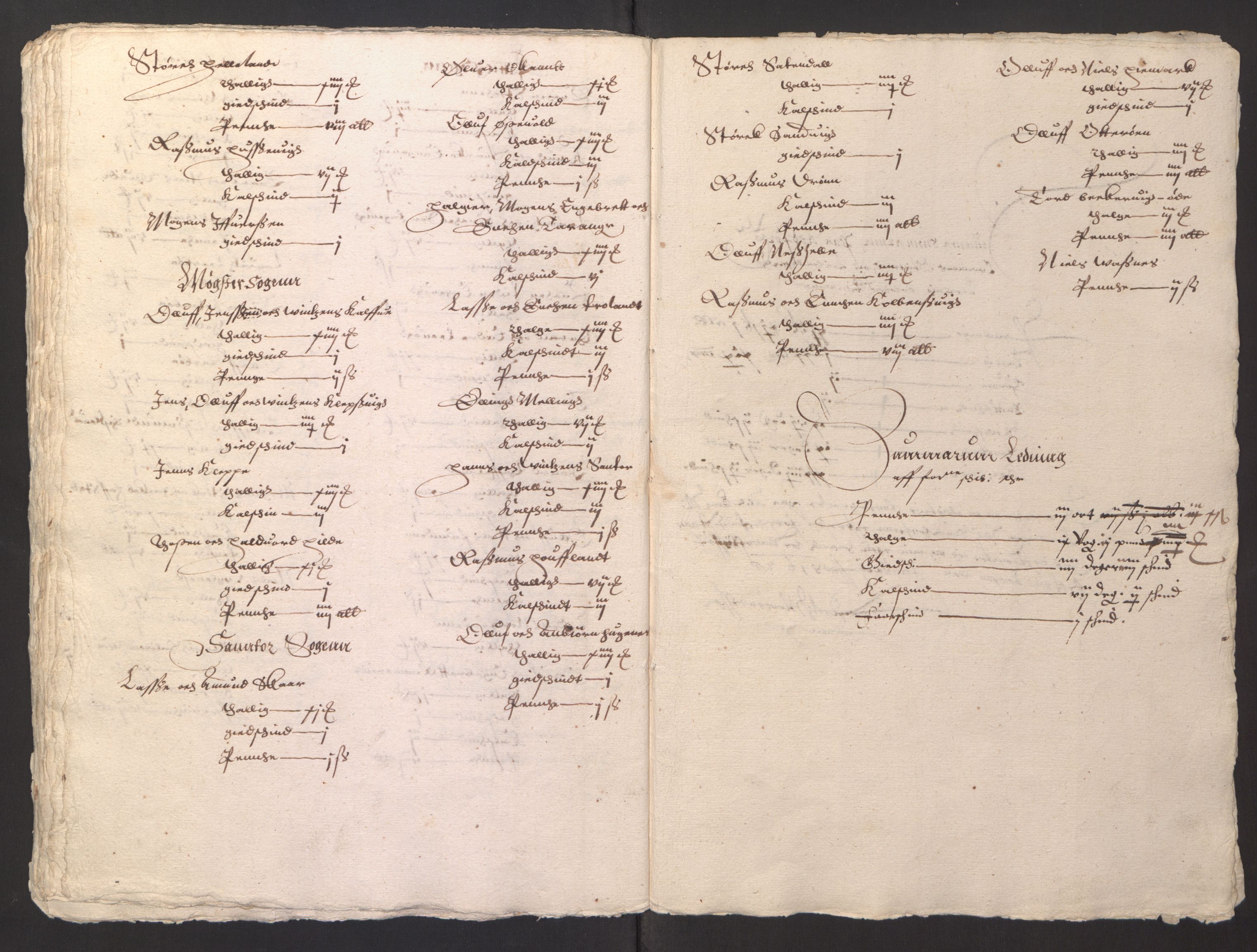 Stattholderembetet 1572-1771, AV/RA-EA-2870/Ek/L0003/0001: Jordebøker til utlikning av garnisonsskatt 1624-1626: / Jordebøker for Bergenhus len, 1624-1625, p. 33