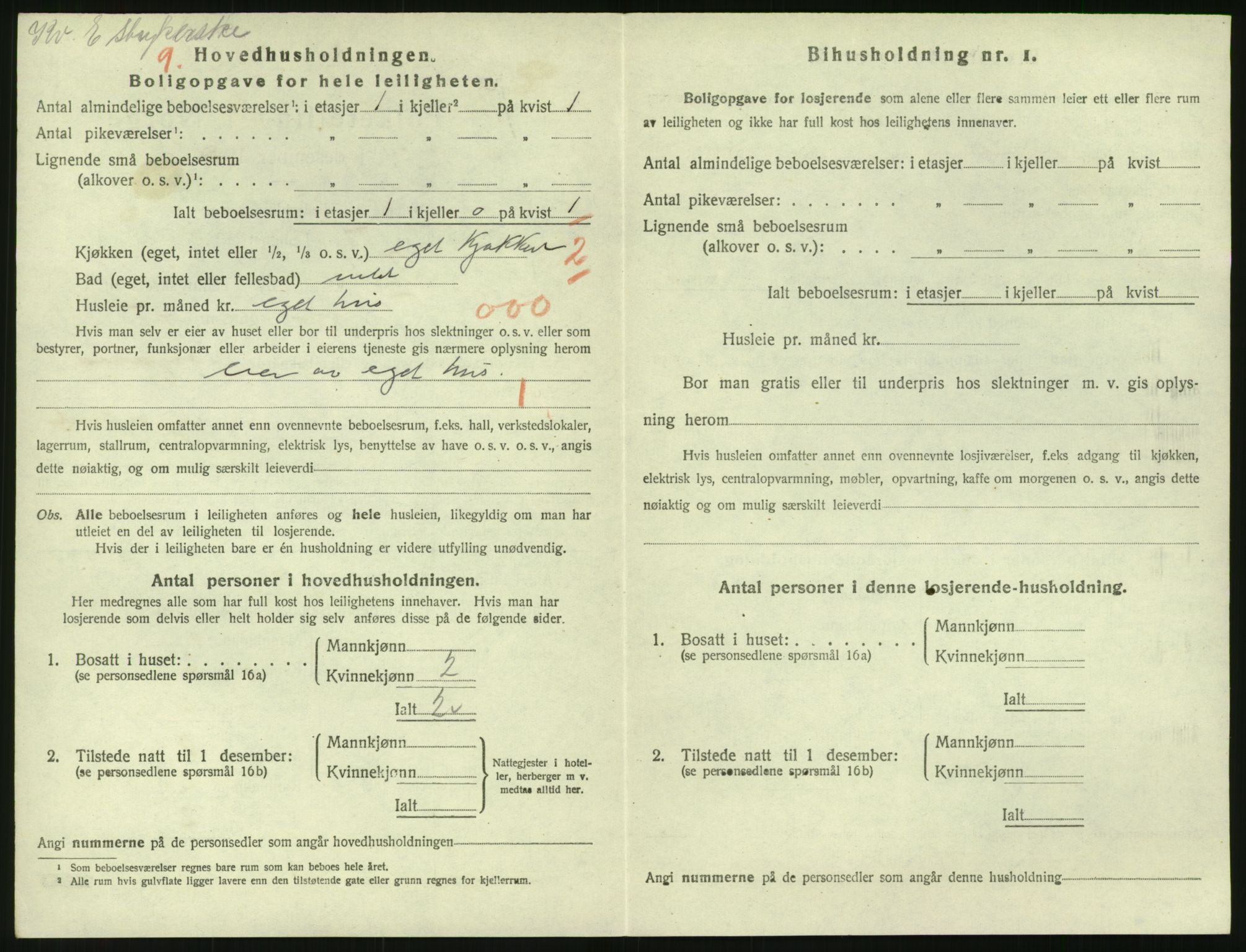 SAK, 1920 census for Risør, 1920, p. 1530