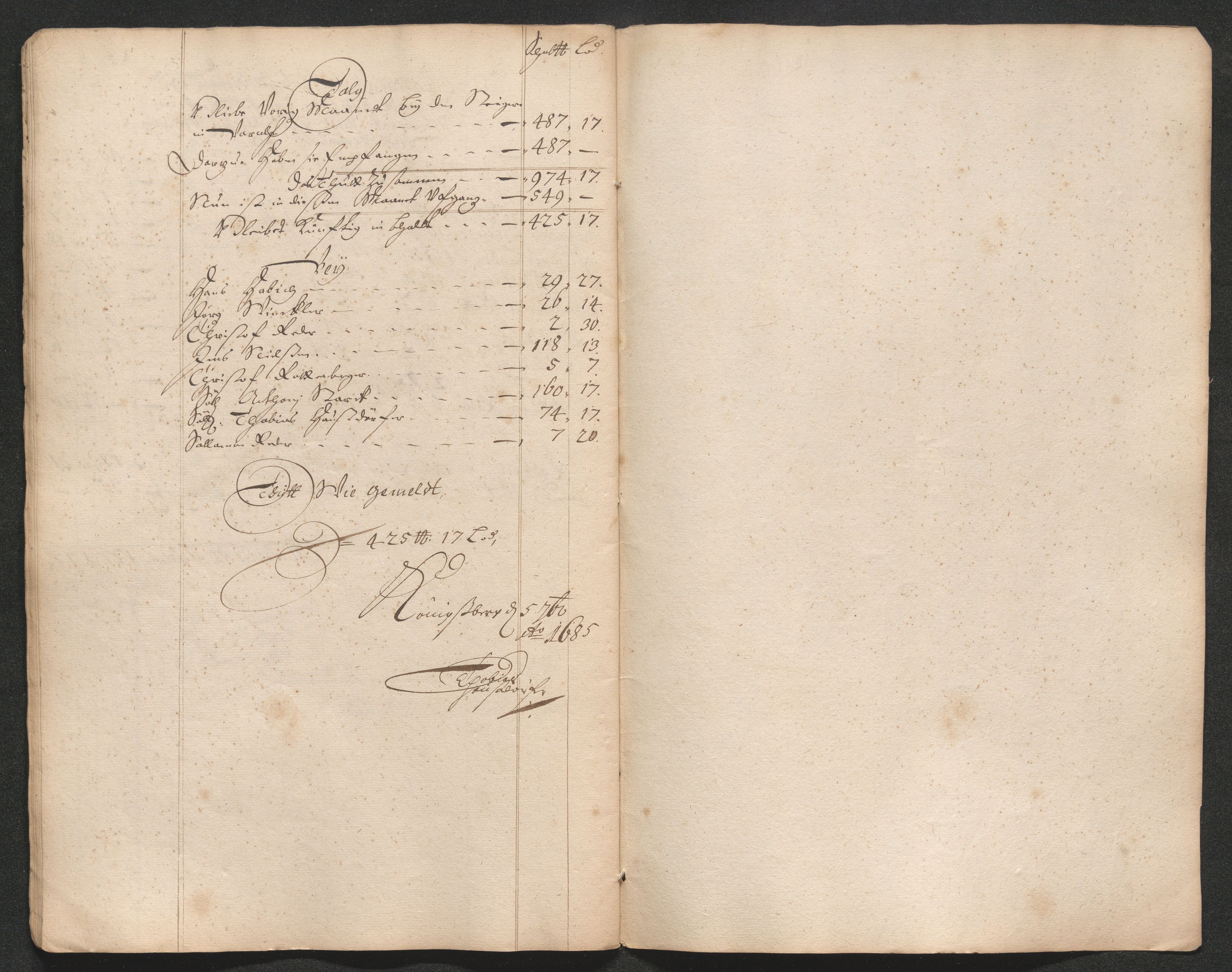 Kongsberg Sølvverk 1623-1816, AV/SAKO-EA-3135/001/D/Dc/Dcd/L0059: Utgiftsregnskap for gruver m.m., 1685-1686, p. 196