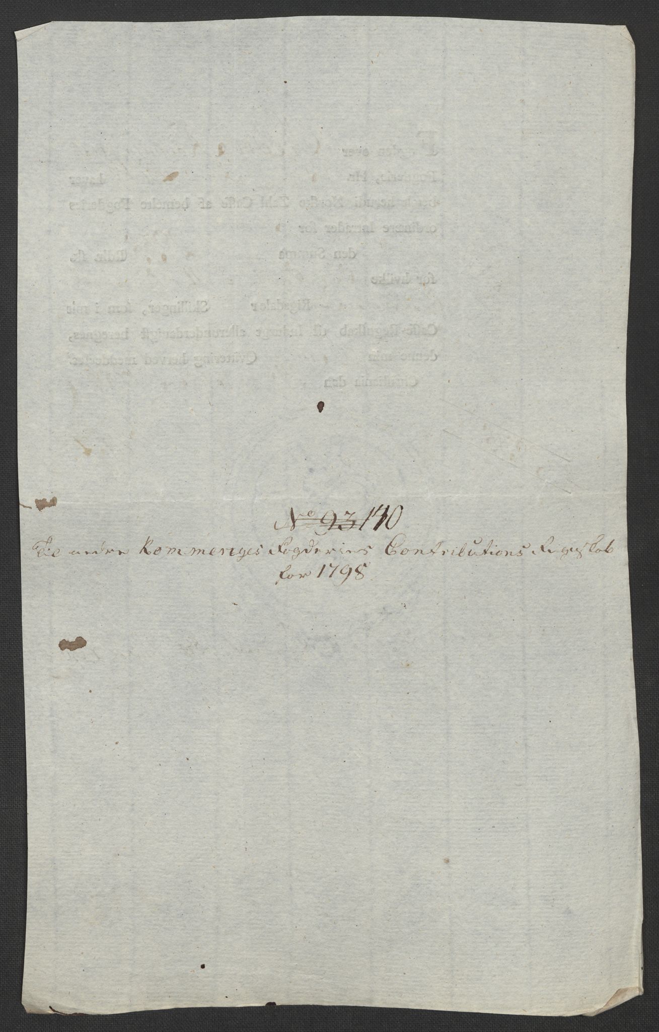 Rentekammeret inntil 1814, Reviderte regnskaper, Fogderegnskap, RA/EA-4092/R11/L0674: Fogderegnskap Nedre Romerike, 1798, p. 443