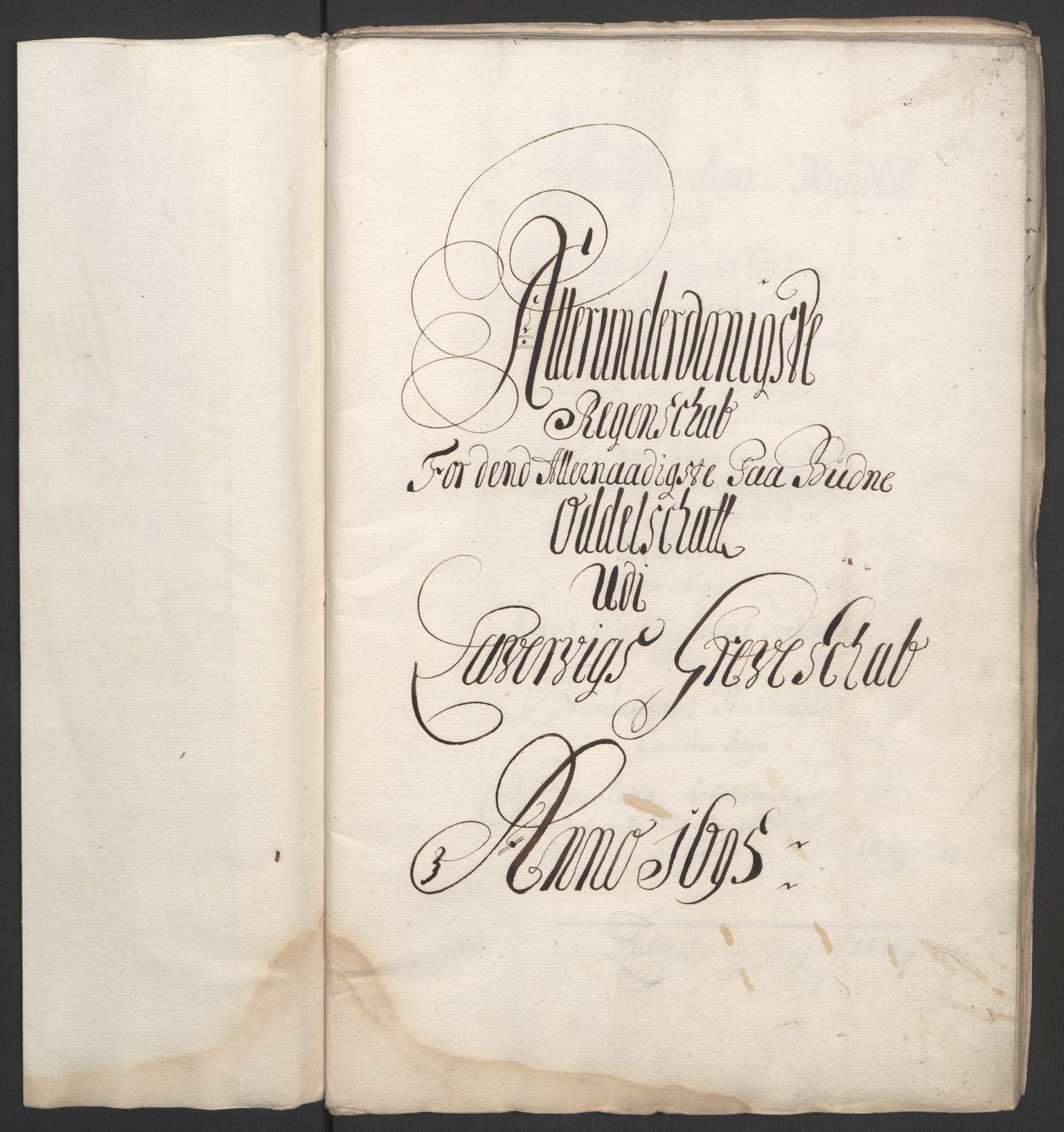 Rentekammeret inntil 1814, Reviderte regnskaper, Fogderegnskap, RA/EA-4092/R33/L1974: Fogderegnskap Larvik grevskap, 1693-1695, p. 203