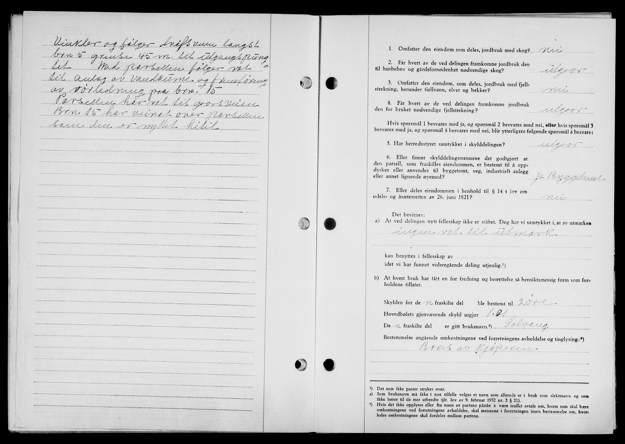 Lofoten sorenskriveri, SAT/A-0017/1/2/2C/L0023a: Mortgage book no. 23a, 1950-1950, Diary no: : 1211/1950