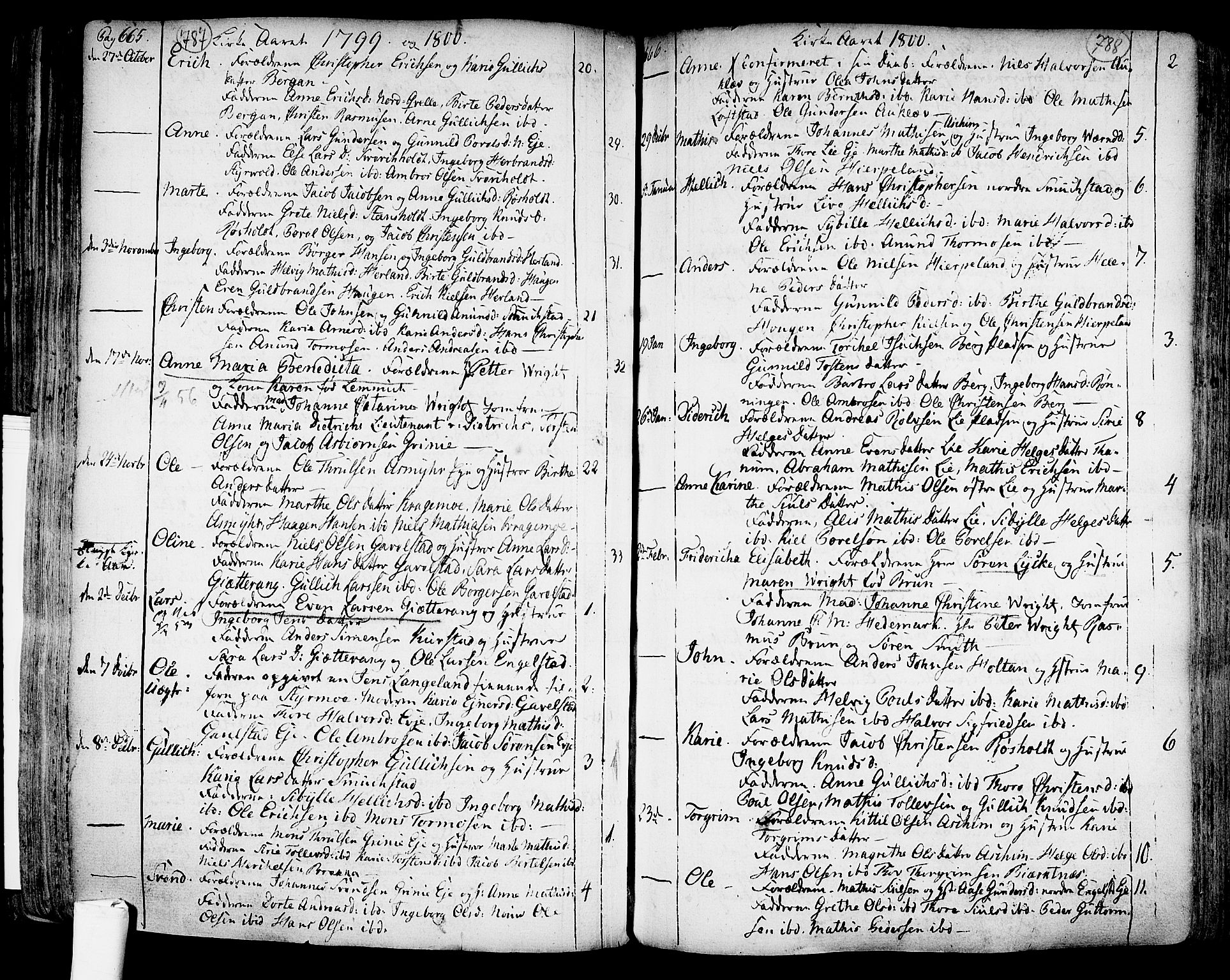 Lardal kirkebøker, AV/SAKO-A-350/F/Fa/L0003: Parish register (official) no. I 3, 1733-1815, p. 787-788