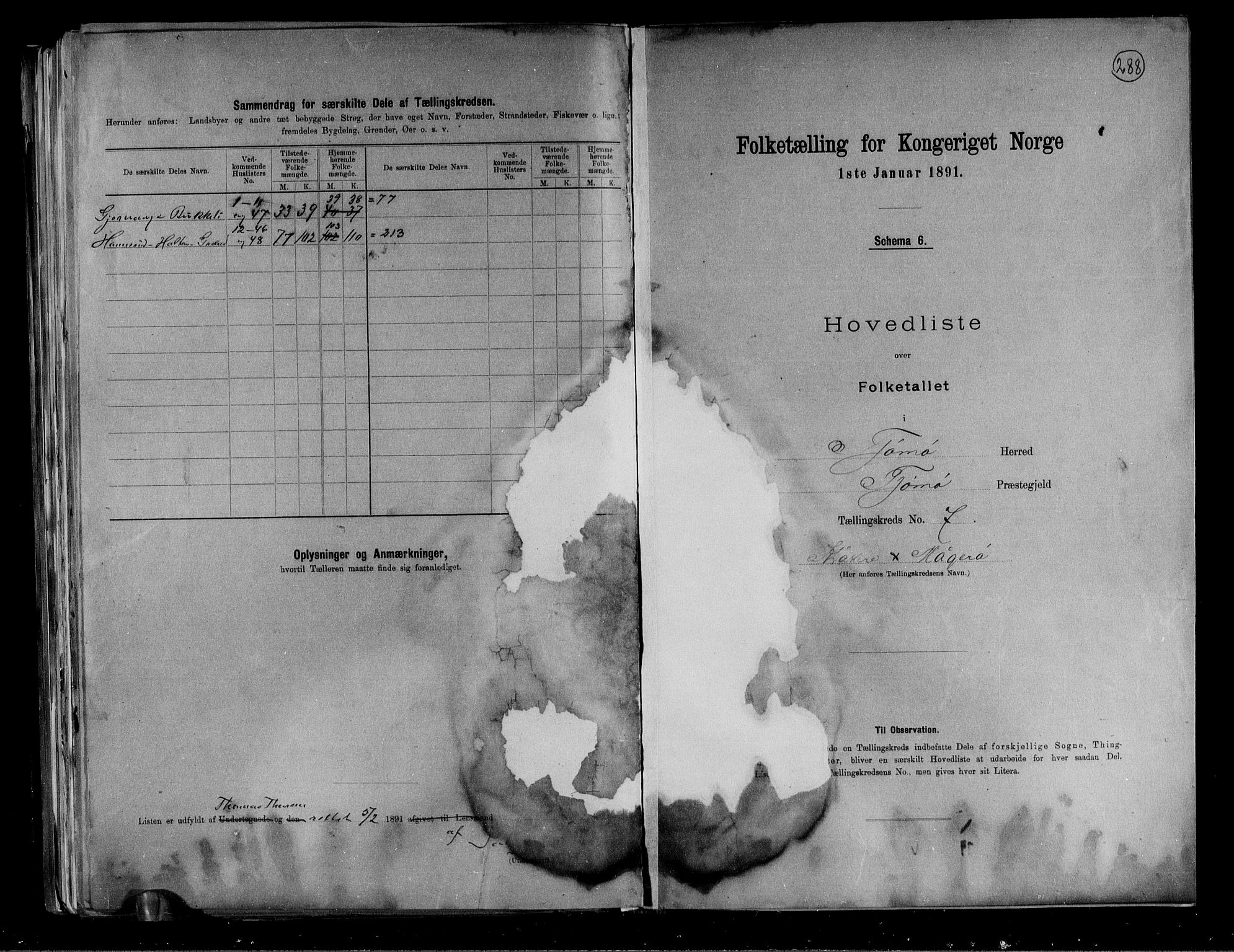 RA, 1891 census for 0723 Tjøme, 1891, p. 18