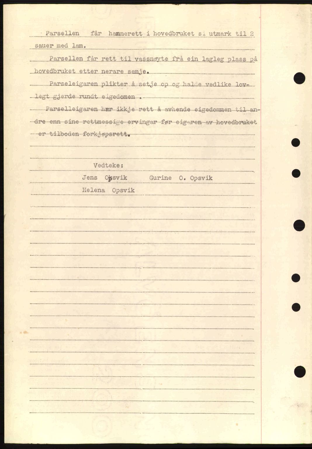 Nordre Sunnmøre sorenskriveri, AV/SAT-A-0006/1/2/2C/2Ca: Mortgage book no. A11, 1941-1941, Diary no: : 868/1941