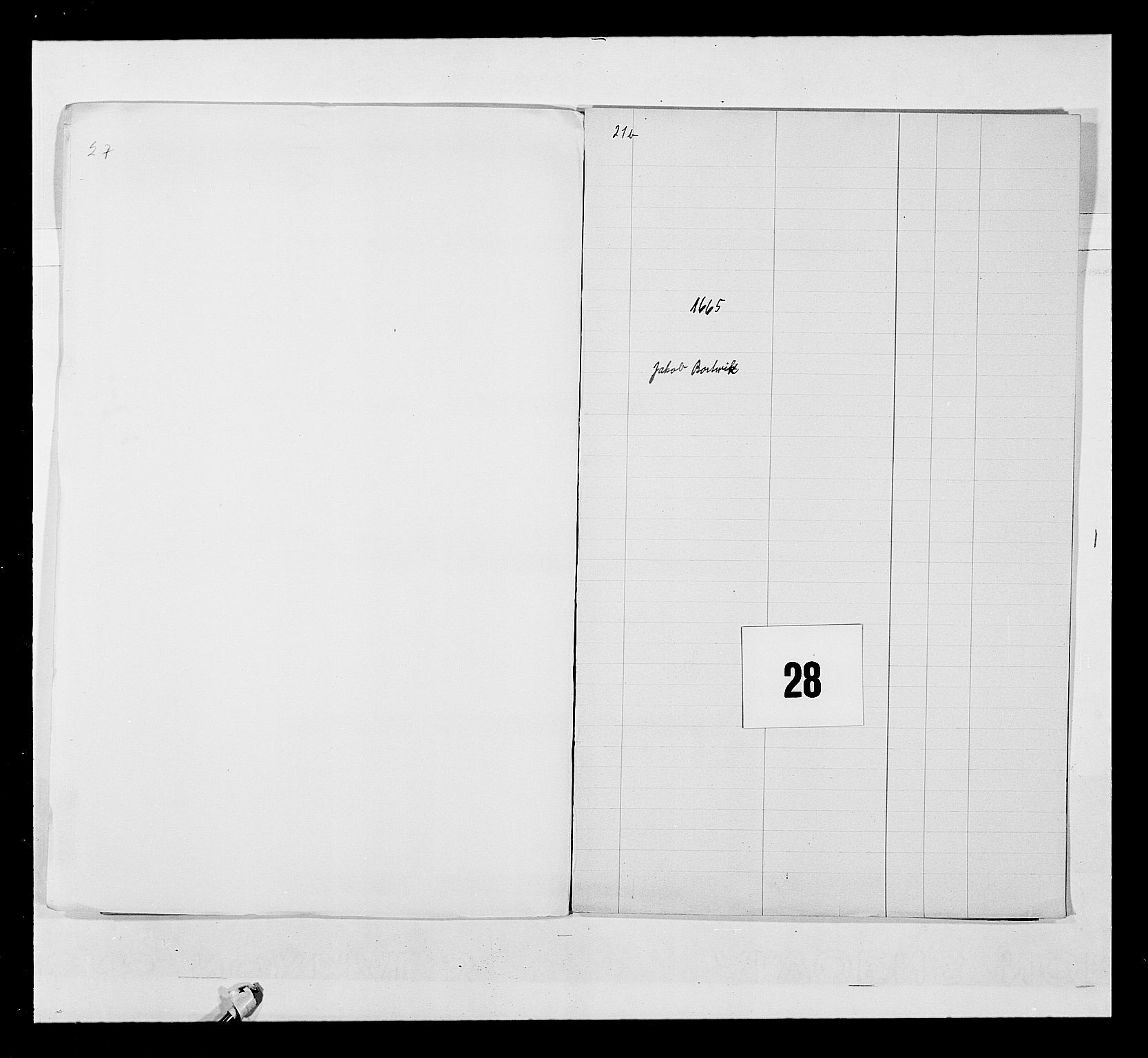 Stattholderembetet 1572-1771, RA/EA-2870/Ek/L0032/0002: Jordebøker 1662-1720: / Adelsjordebøker, 1665, p. 219