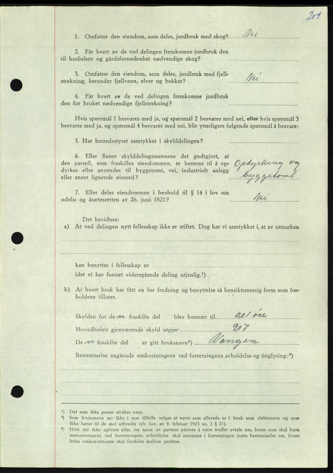 Nordmøre sorenskriveri, AV/SAT-A-4132/1/2/2Ca: Mortgage book no. A107, 1947-1948, Diary no: : 3048/1947