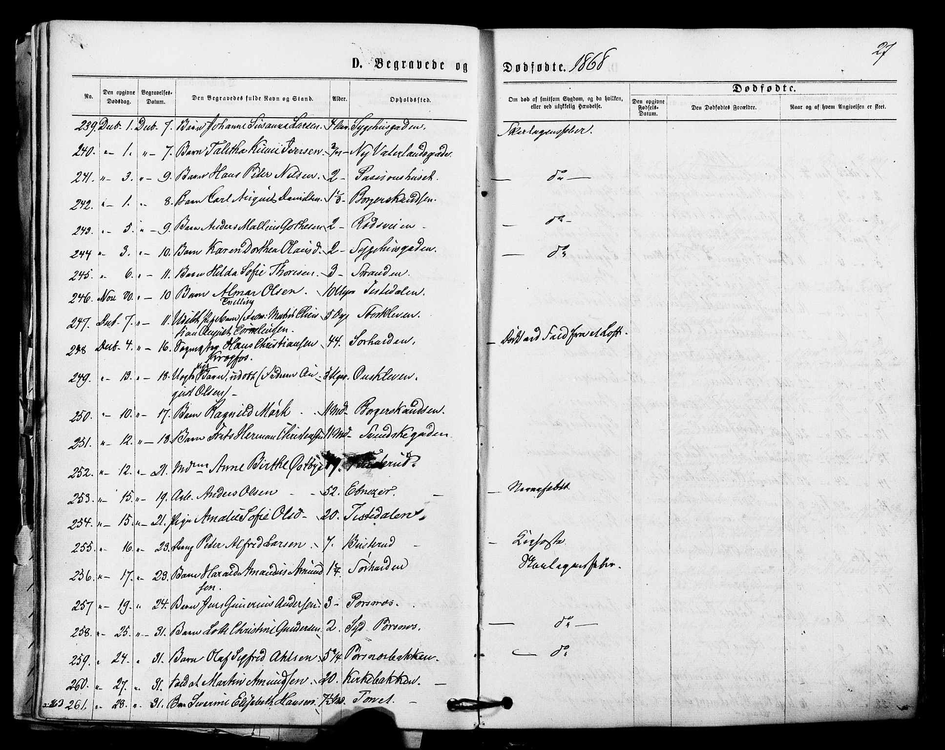 Halden prestekontor Kirkebøker, AV/SAO-A-10909/F/Fa/L0010: Parish register (official) no. I 10, 1866-1877, p. 27