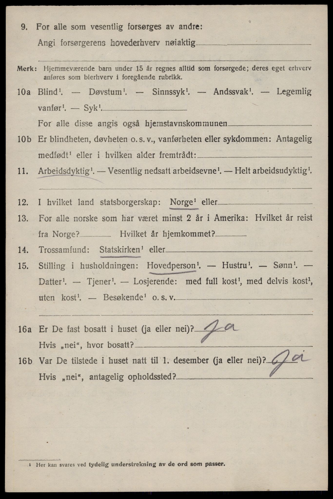 SAST, 1920 census for Hetland, 1920, p. 4098