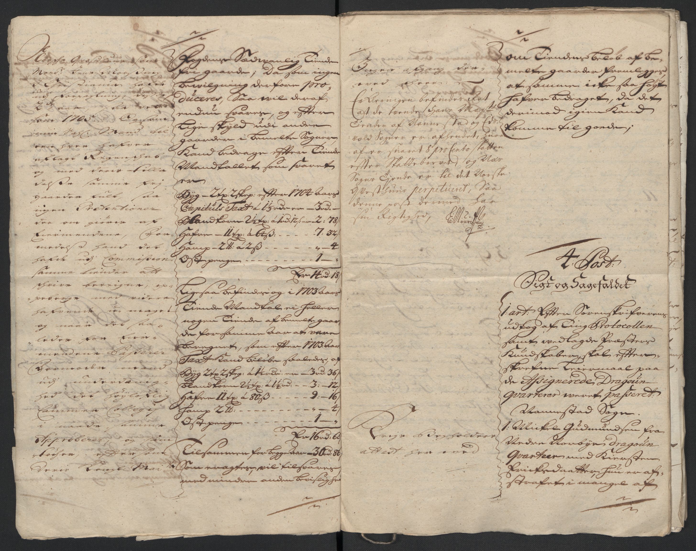 Rentekammeret inntil 1814, Reviderte regnskaper, Fogderegnskap, AV/RA-EA-4092/R12/L0717: Fogderegnskap Øvre Romerike, 1704-1705, p. 411