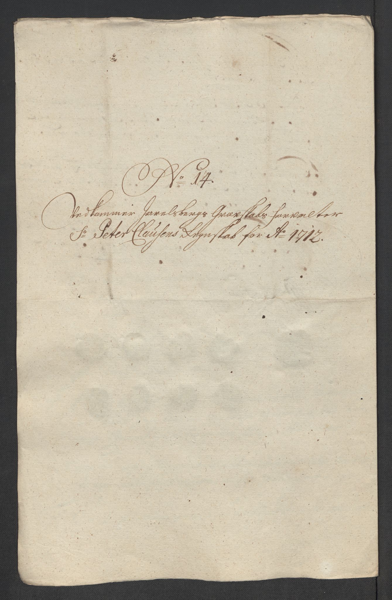 Rentekammeret inntil 1814, Reviderte regnskaper, Fogderegnskap, AV/RA-EA-4092/R32/L1877: Fogderegnskap Jarlsberg grevskap, 1712, p. 165