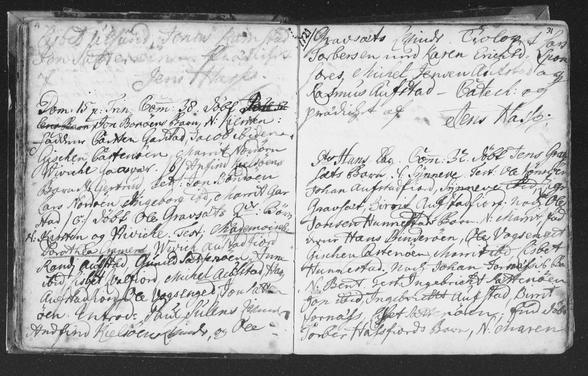 Ministerialprotokoller, klokkerbøker og fødselsregistre - Nord-Trøndelag, SAT/A-1458/786/L0685: Parish register (official) no. 786A01, 1710-1798, p. 31