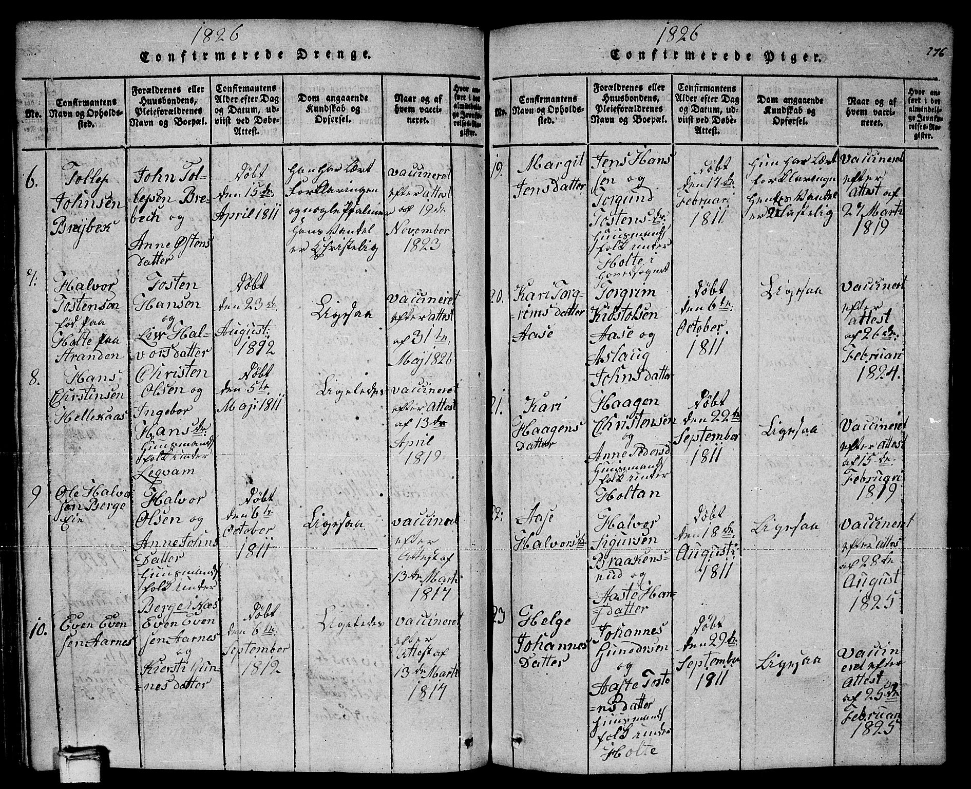 Sauherad kirkebøker, AV/SAKO-A-298/F/Fa/L0005: Parish register (official) no. I 5, 1815-1829, p. 276