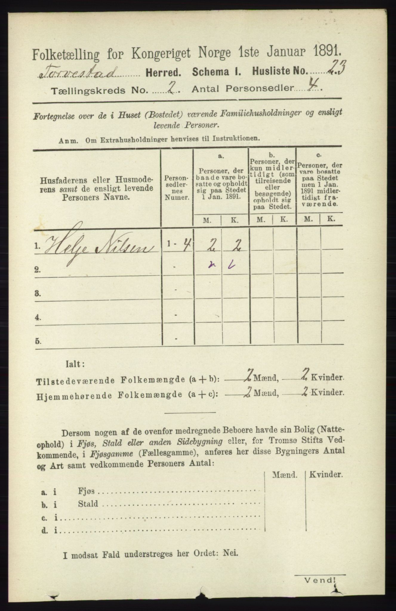 RA, 1891 census for 1152 Torvastad, 1891, p. 471