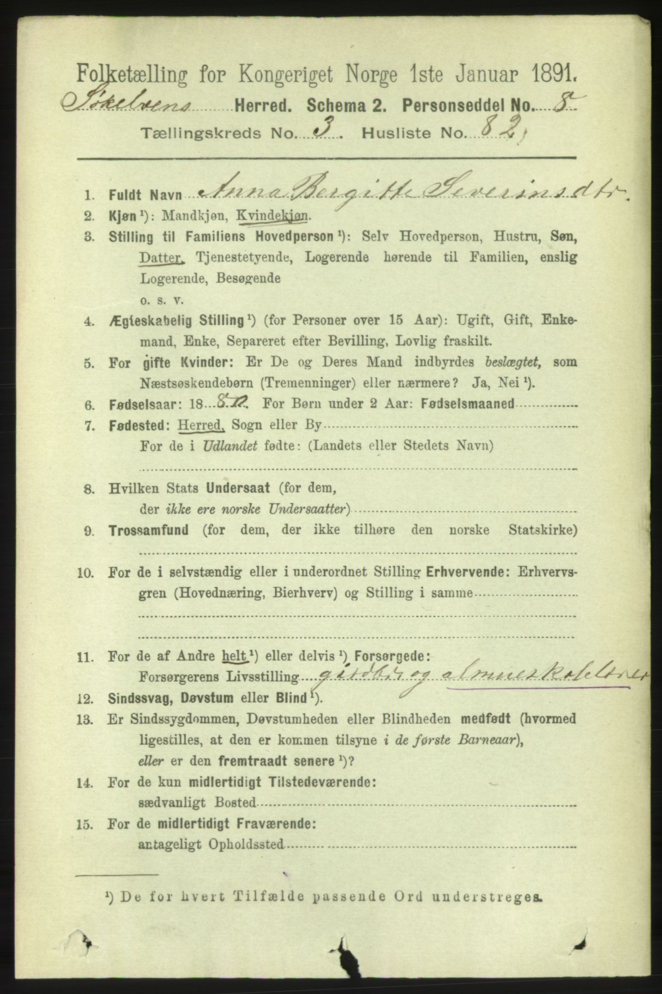 RA, 1891 census for 1528 Sykkylven, 1891, p. 2212