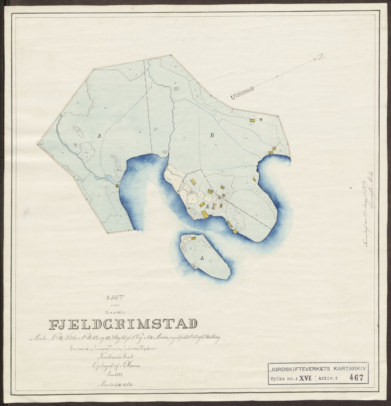 Jordskifteverkets kartarkiv, RA/S-3929/T, 1859-1988, p. 587