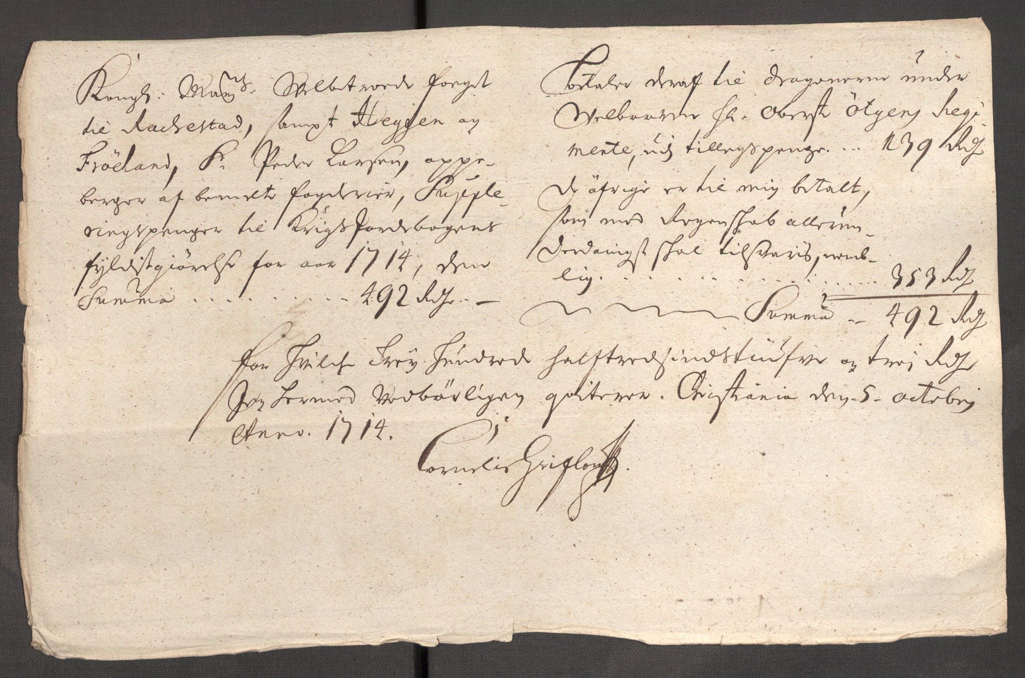 Rentekammeret inntil 1814, Reviderte regnskaper, Fogderegnskap, AV/RA-EA-4092/R07/L0309: Fogderegnskap Rakkestad, Heggen og Frøland, 1715, p. 134