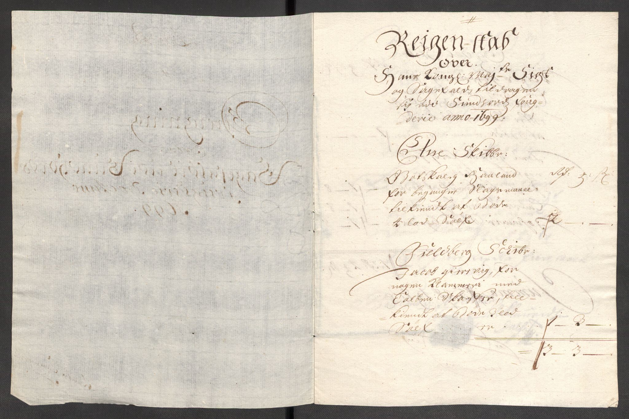 Rentekammeret inntil 1814, Reviderte regnskaper, Fogderegnskap, AV/RA-EA-4092/R48/L2978: Fogderegnskap Sunnhordland og Hardanger, 1699, p. 43