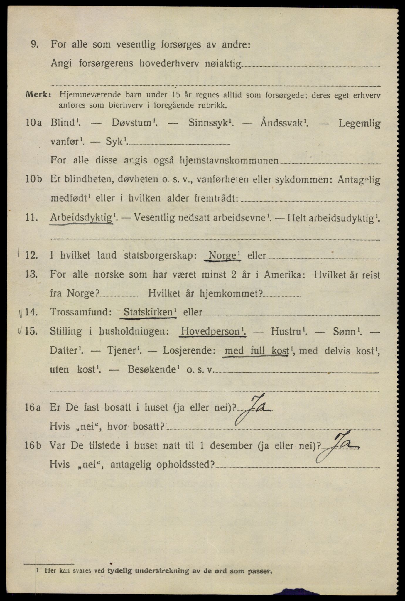 SAO, 1920 census for Kristiania, 1920, p. 232696