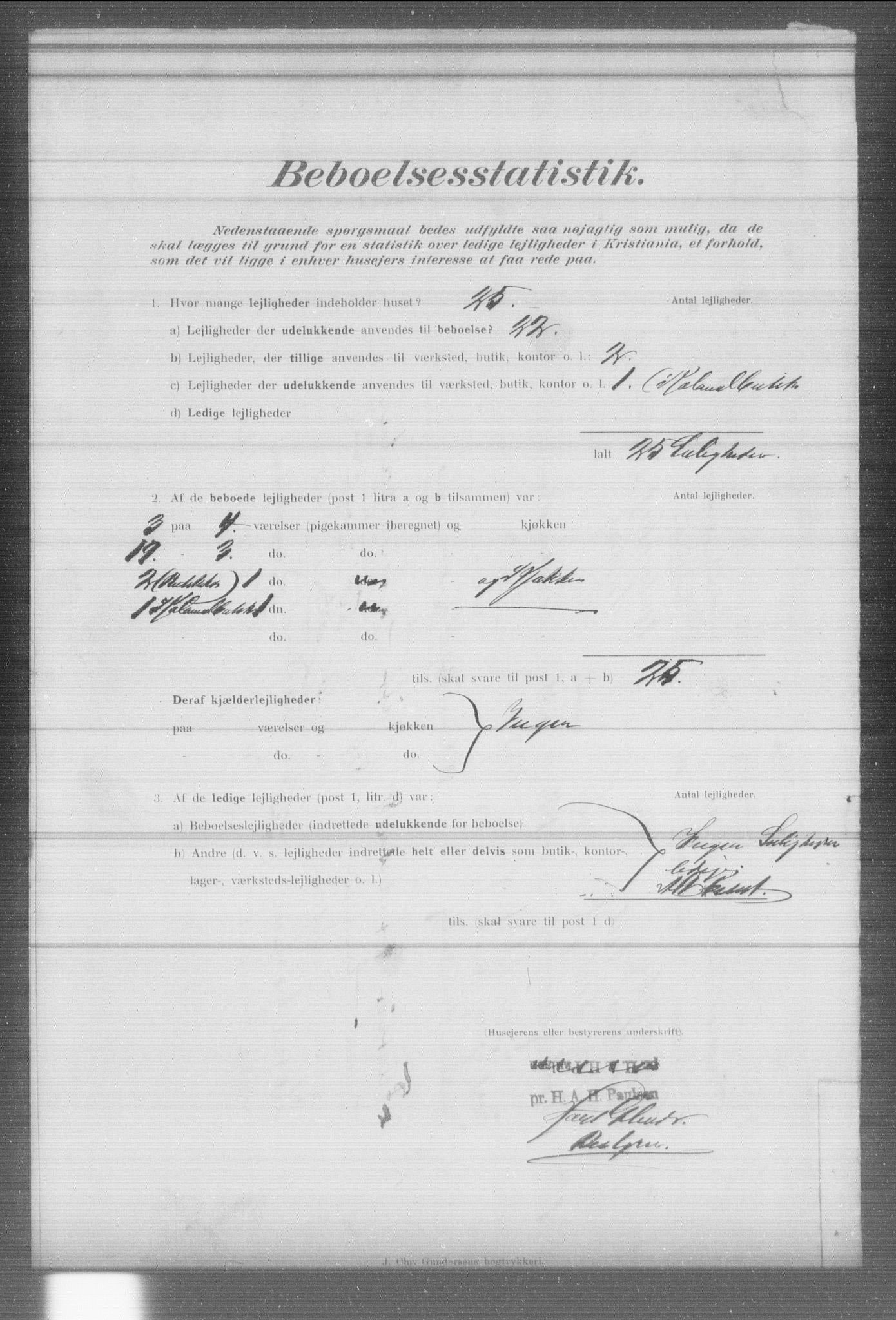 OBA, Municipal Census 1902 for Kristiania, 1902, p. 7711