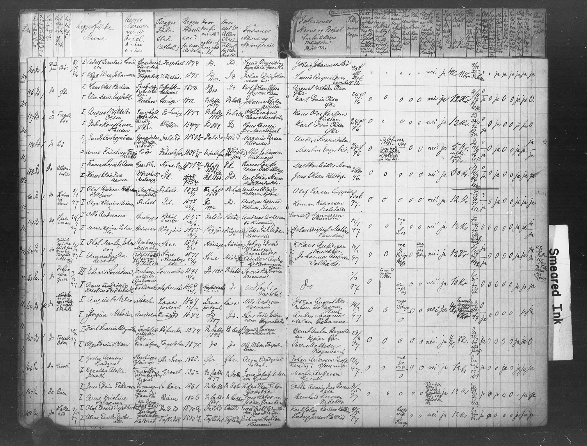 Idd prestekontor Kirkebøker, AV/SAO-A-10911/H/Ha/L0001: Banns register no. I 1, 1893-1905