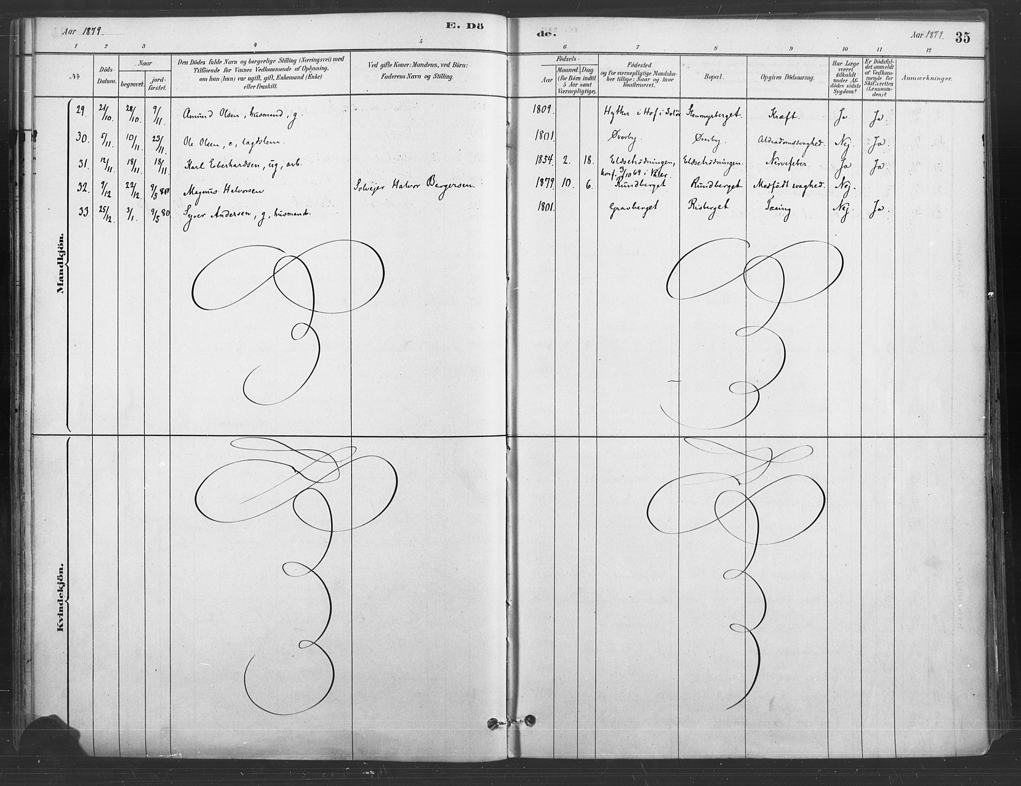 Våler prestekontor, Hedmark, AV/SAH-PREST-040/H/Ha/Haa/L0004: Parish register (official) no. 4, 1879-1893, p. 35