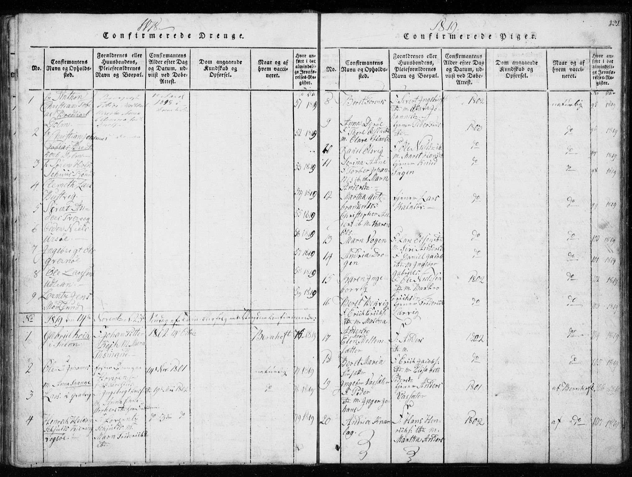 Ministerialprotokoller, klokkerbøker og fødselsregistre - Sør-Trøndelag, SAT/A-1456/634/L0527: Parish register (official) no. 634A03, 1818-1826, p. 231
